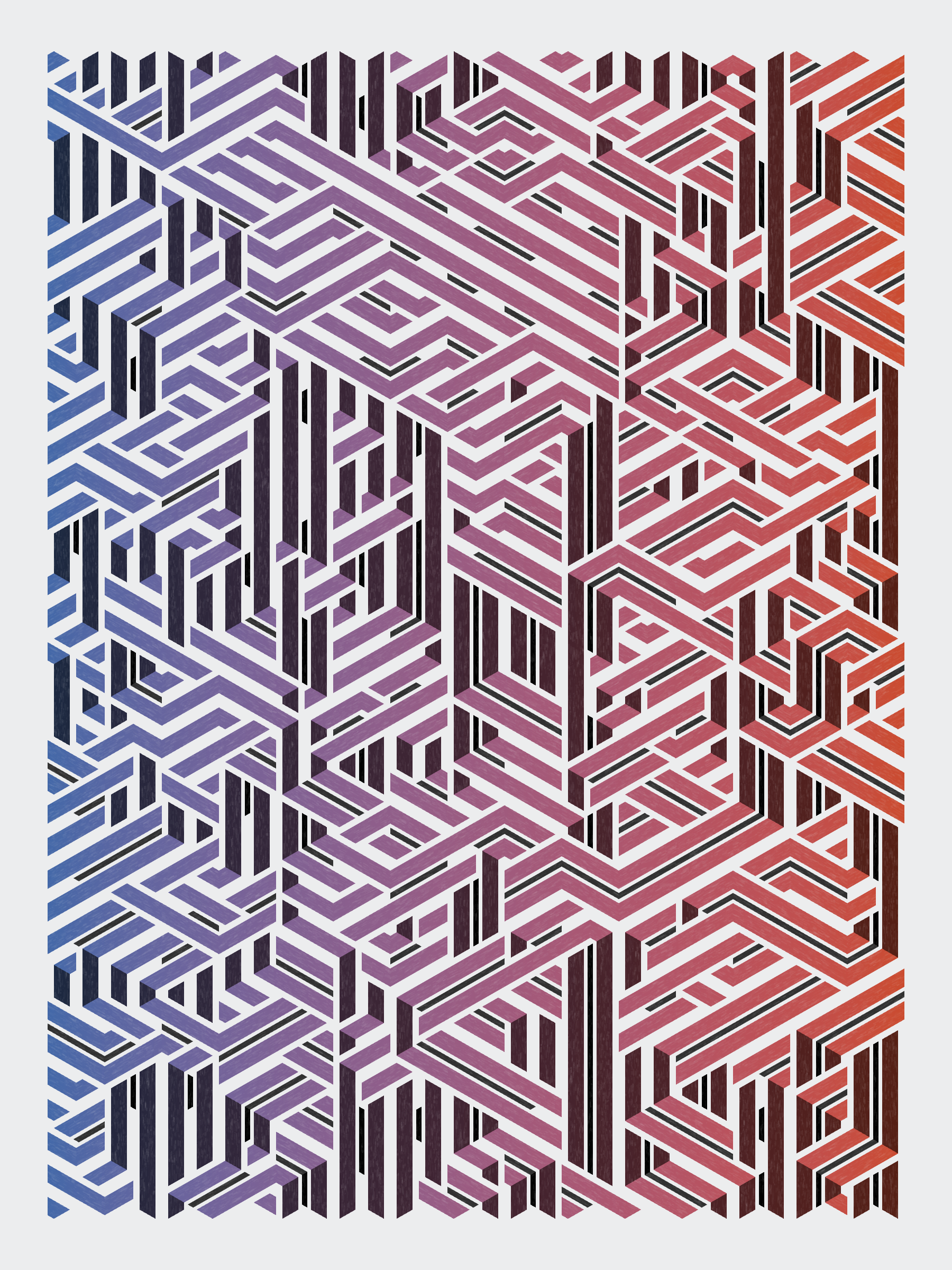 Art Blocks - Art Blocks v2 - Bent #528 - NFT # 214000528