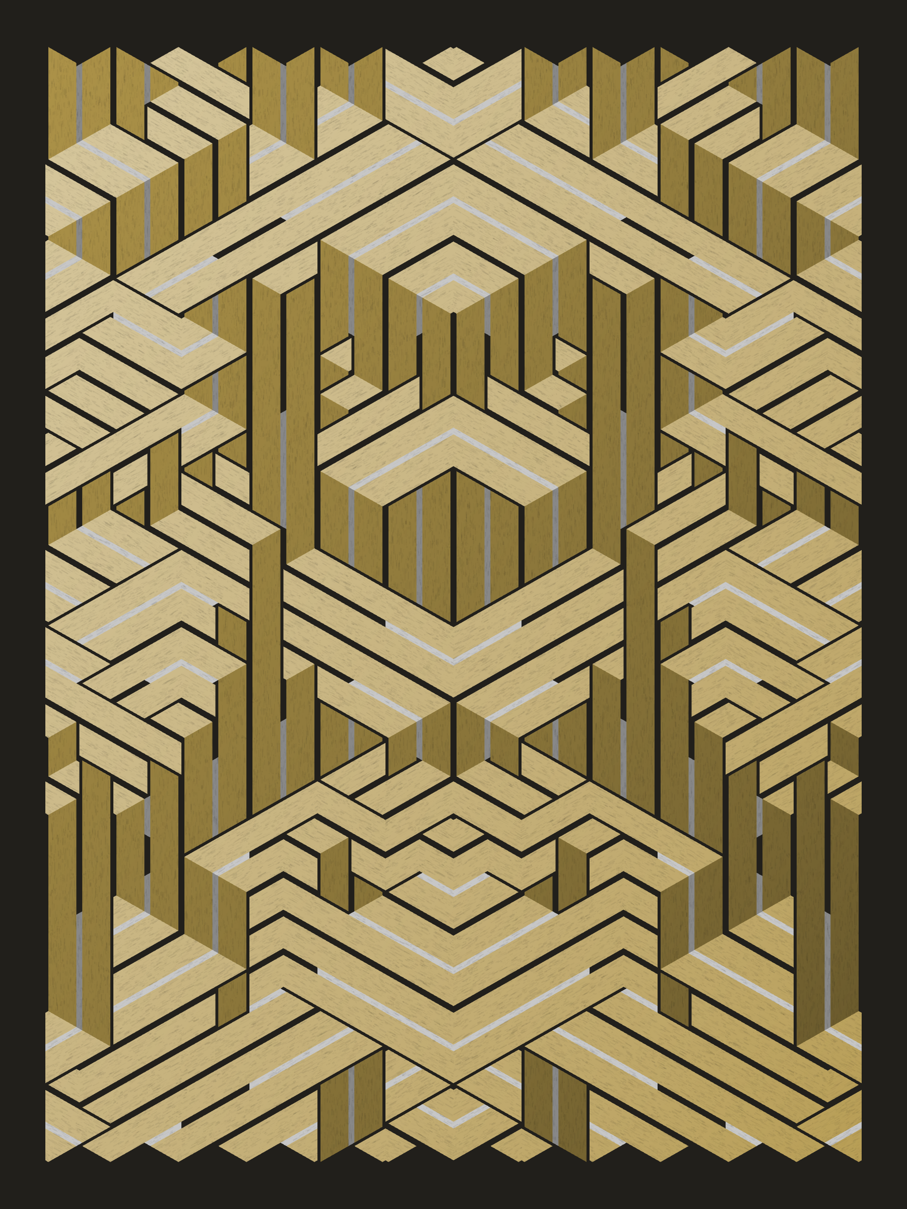 Art Blocks - Art Blocks v2 - Bent #537 - NFT # 214000537