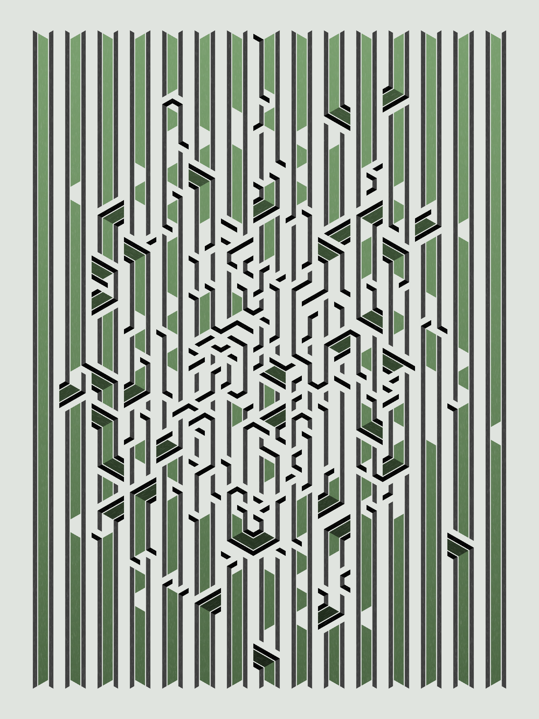 Art Blocks - Art Blocks v2 - Bent #540 - NFT # 214000540