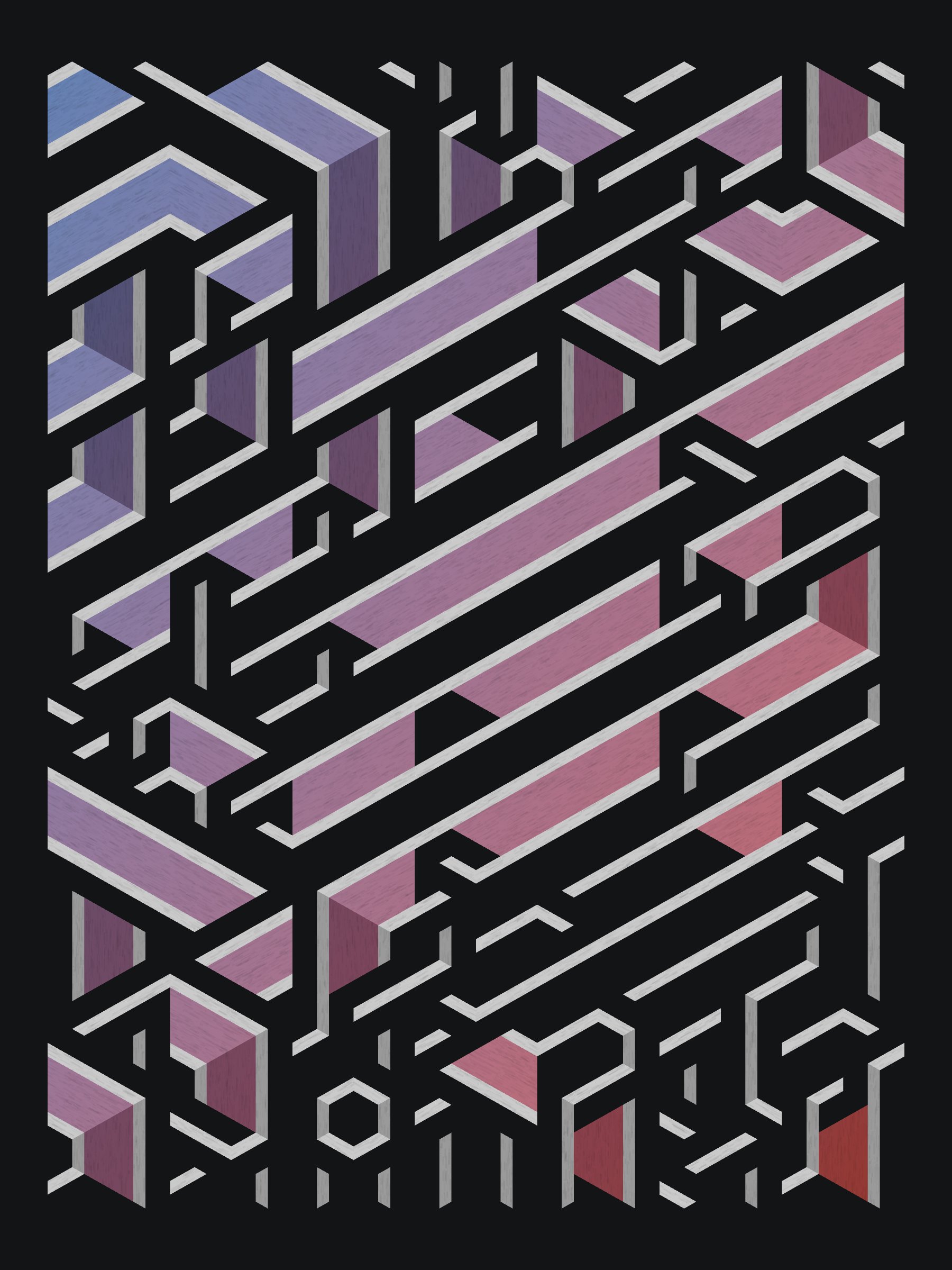 Art Blocks - Art Blocks v2 - Bent #543 - NFT # 214000543