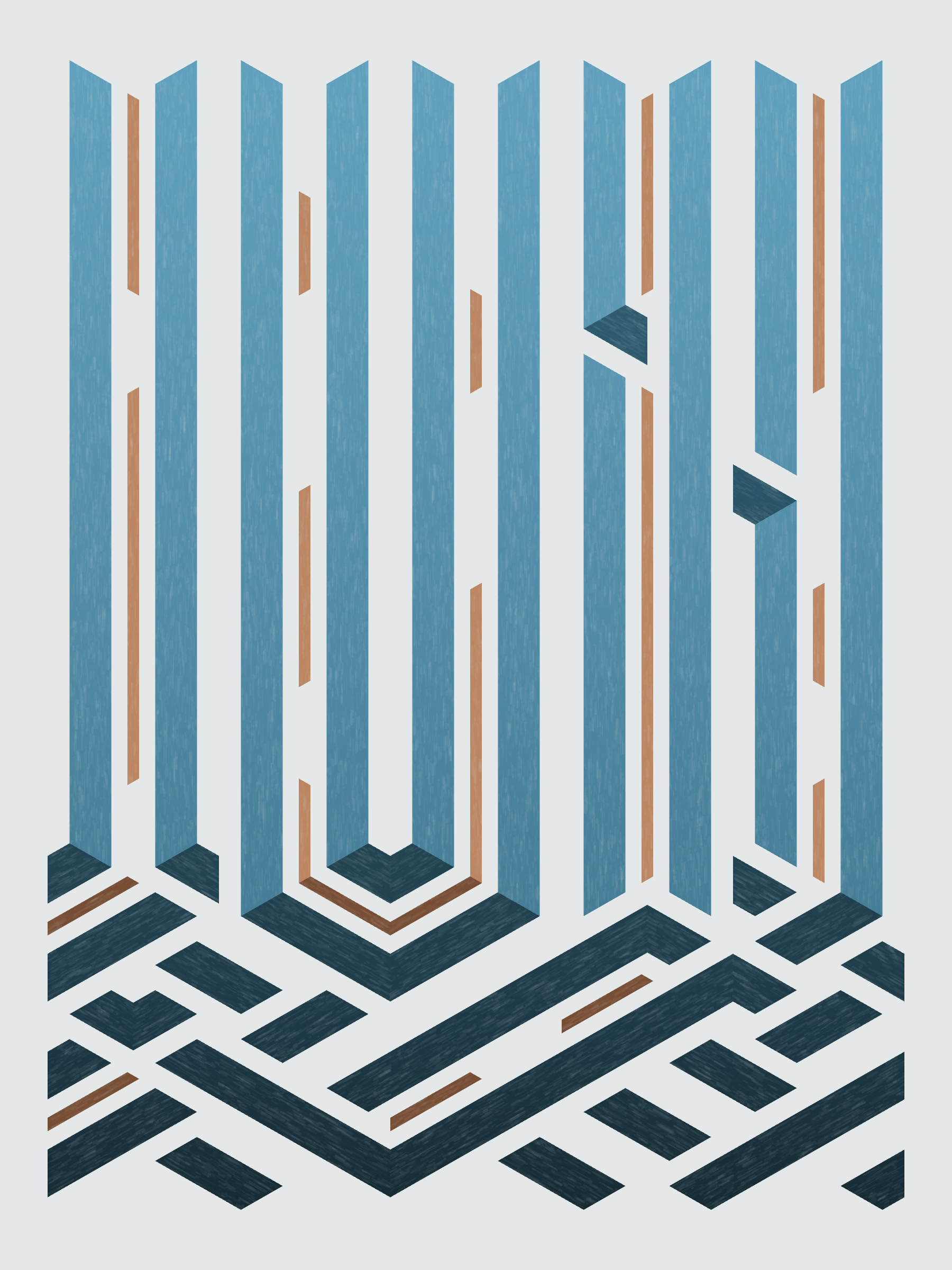 Art Blocks - Art Blocks v2 - Bent #545 - NFT # 214000545