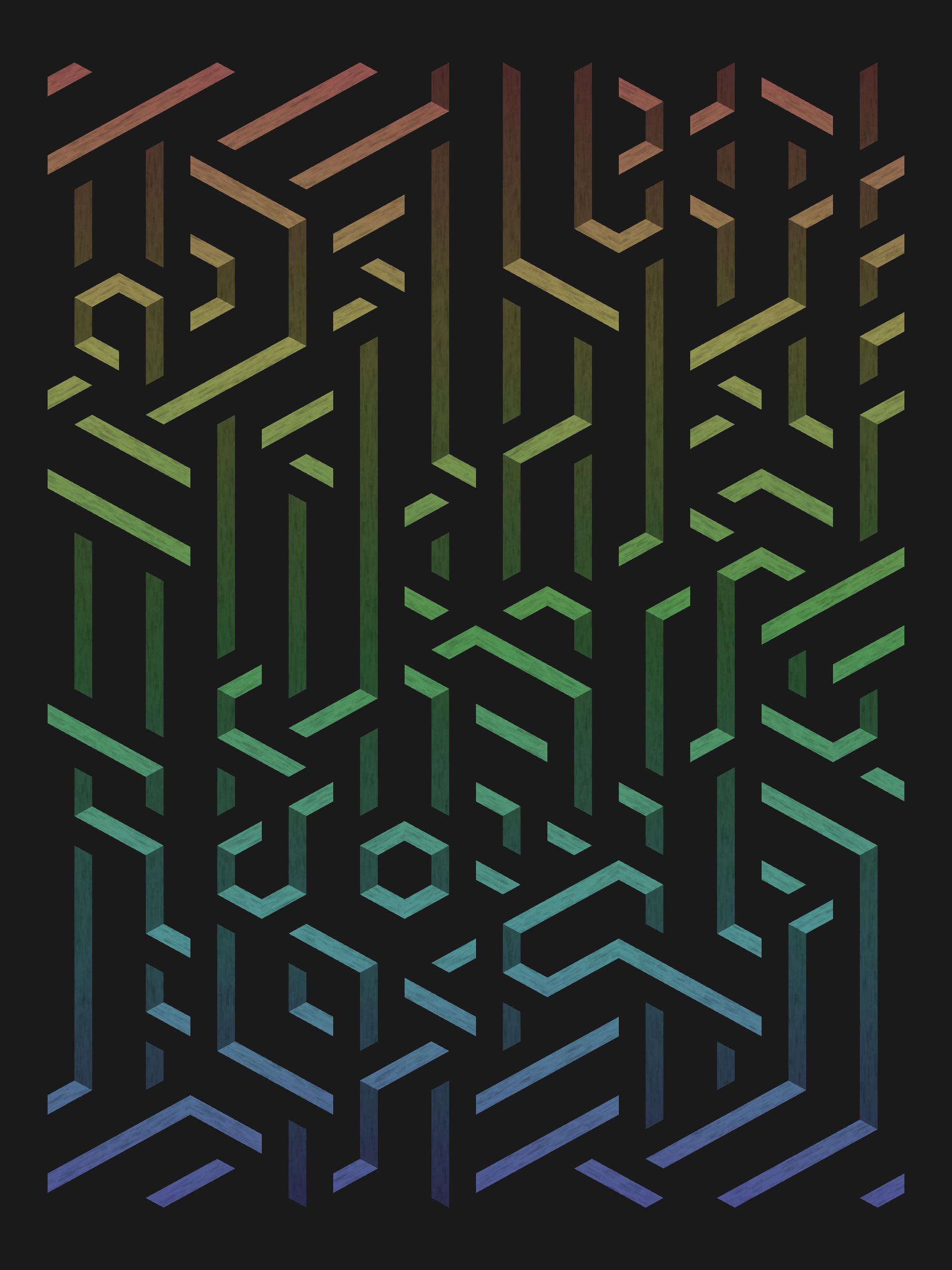 Art Blocks - Art Blocks v2 - Bent #546 - NFT # 214000546