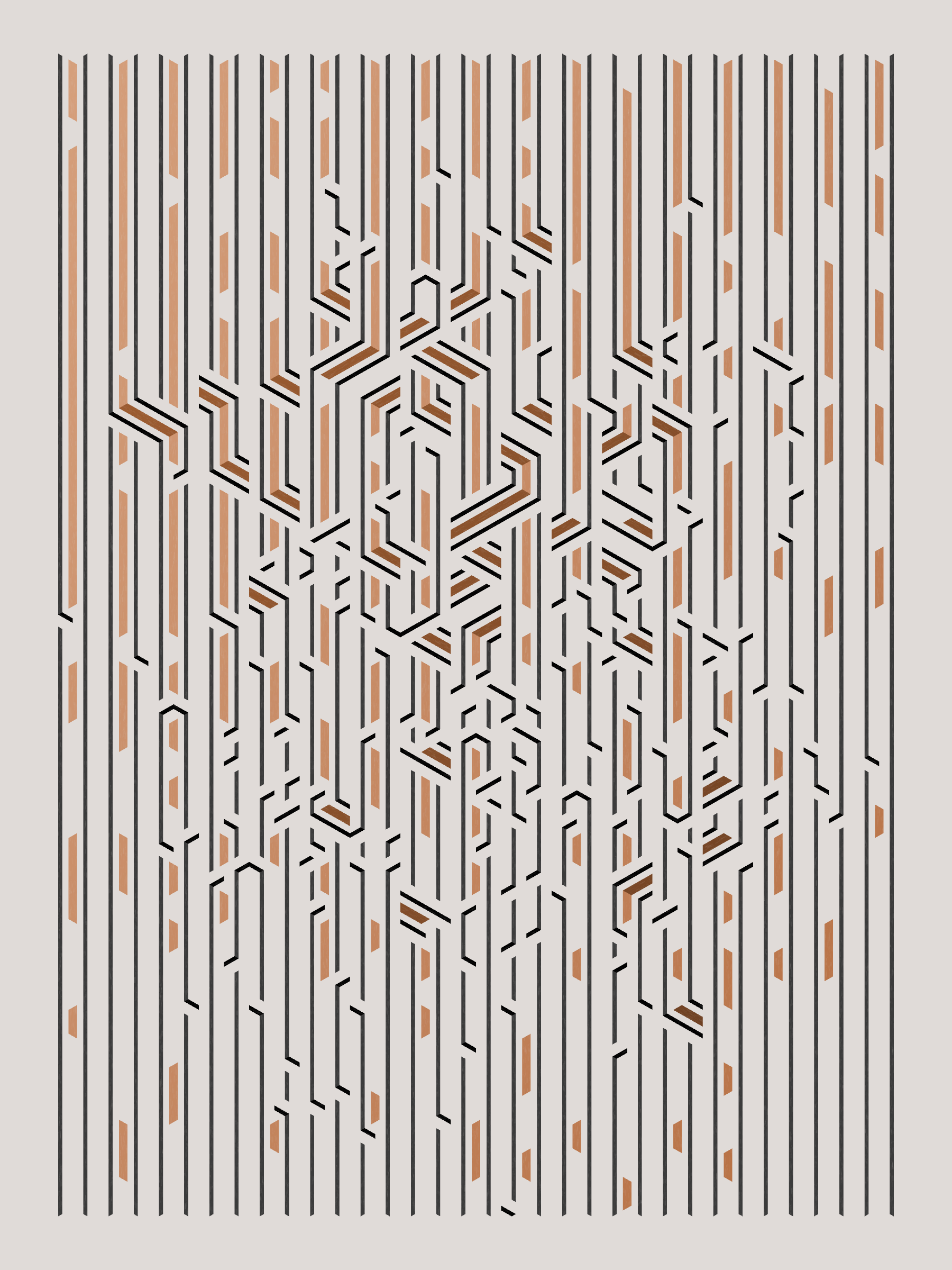 Art Blocks - Art Blocks v2 - Bent #576 - NFT # 214000576