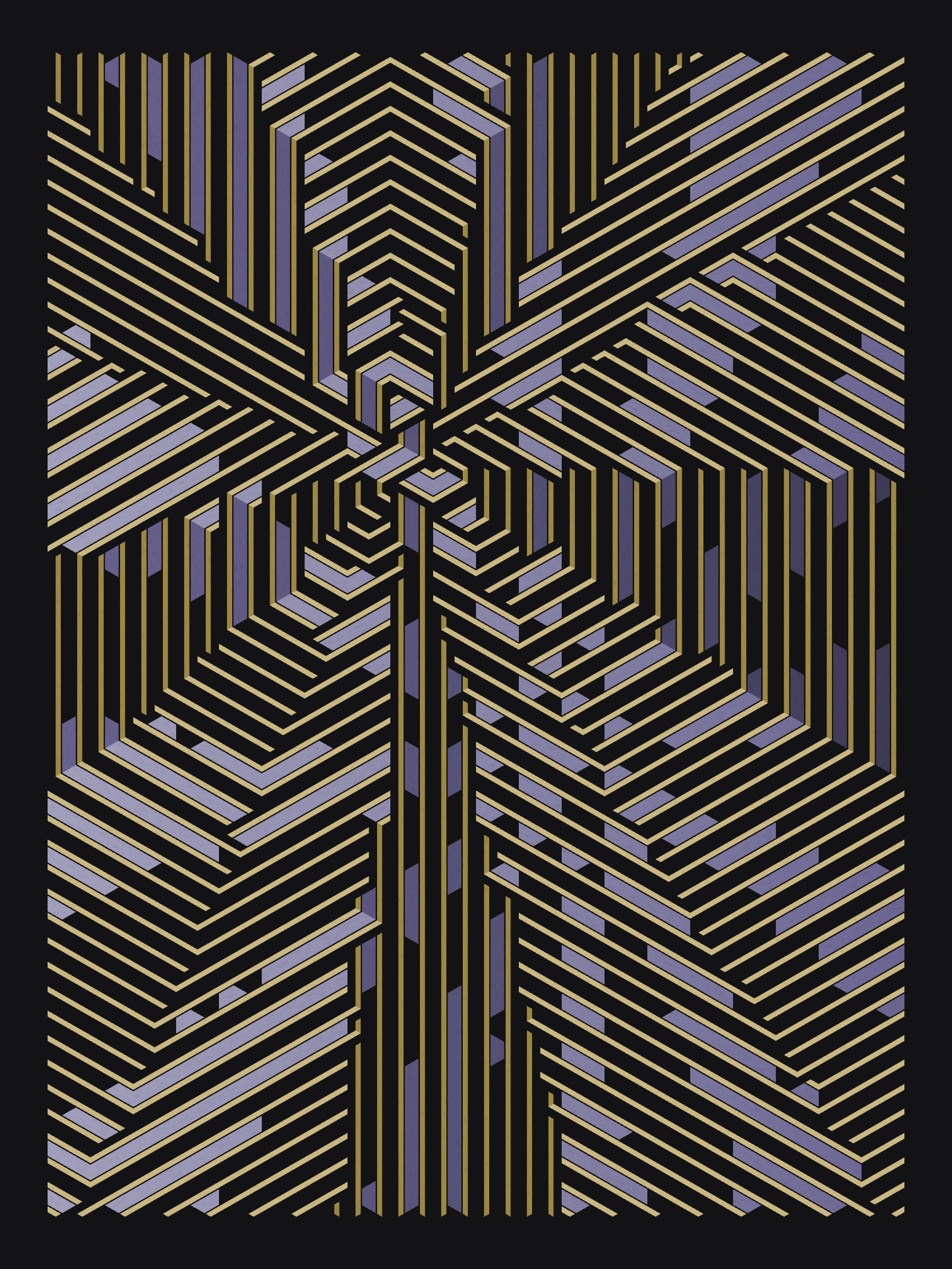 Art Blocks - Art Blocks v2 - Bent #579 - NFT # 214000579