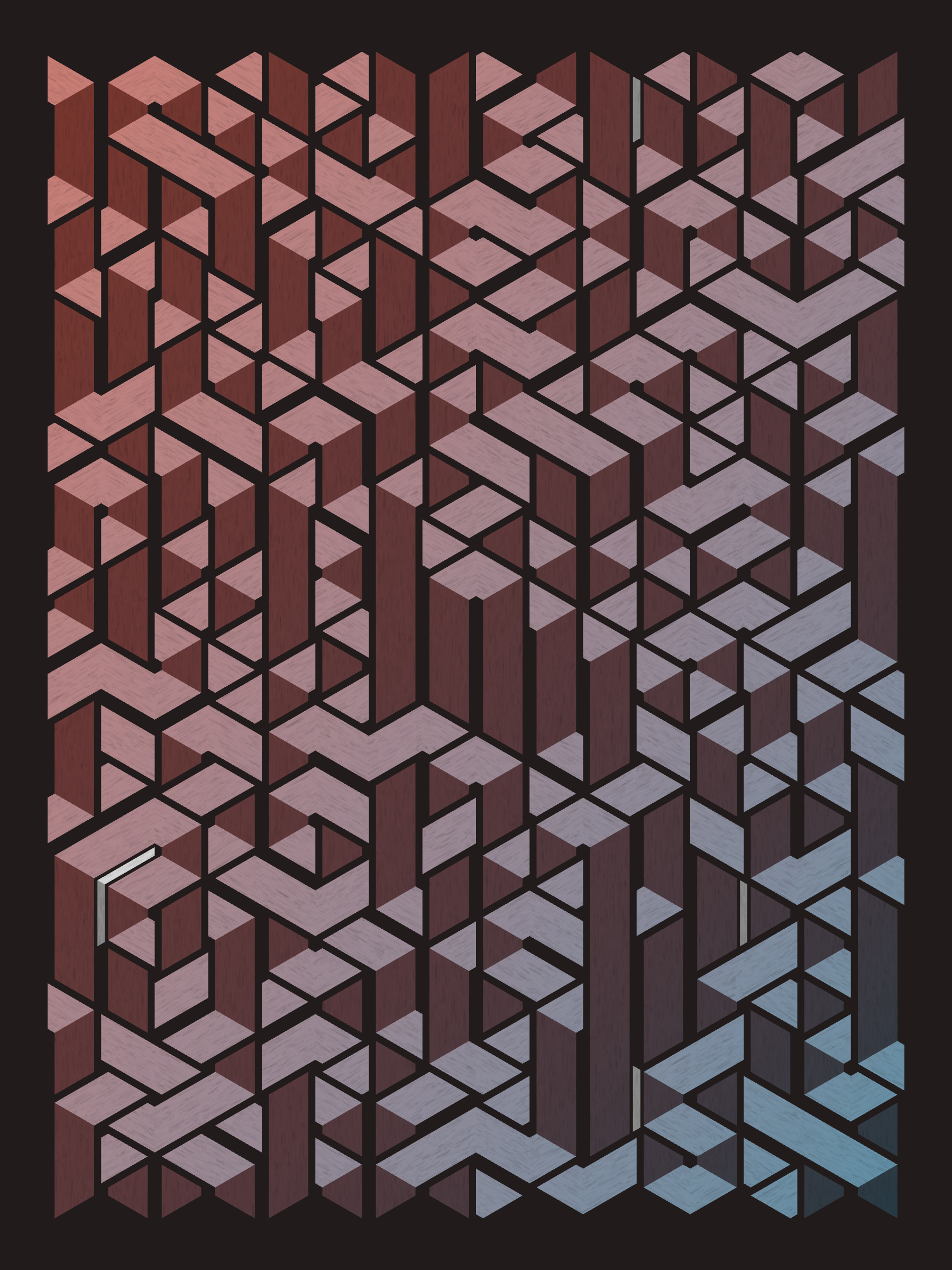 Art Blocks - Art Blocks v2 - Bent #588 - NFT # 214000588