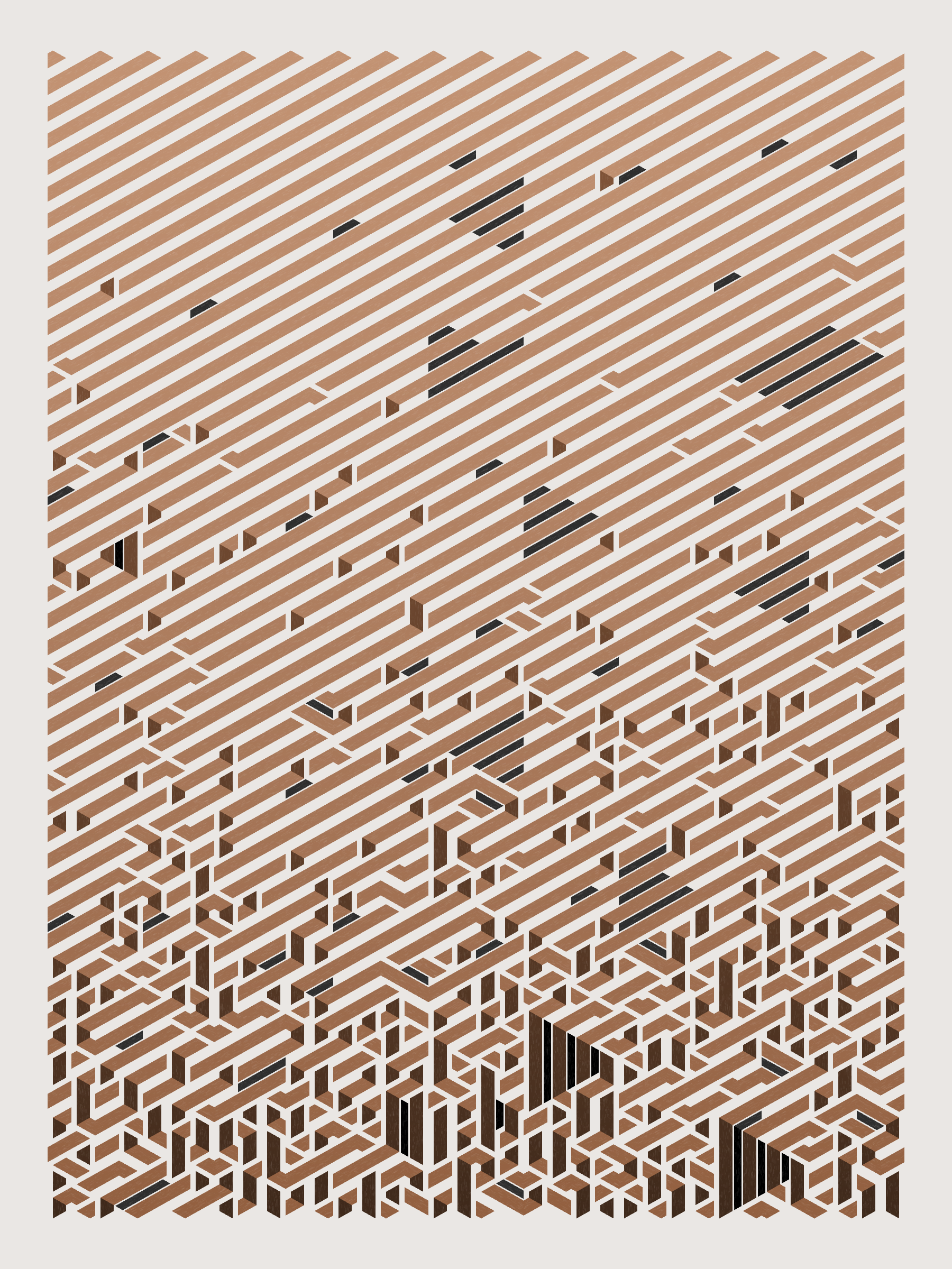 Art Blocks - Art Blocks v2 - Bent #590 - NFT # 214000590