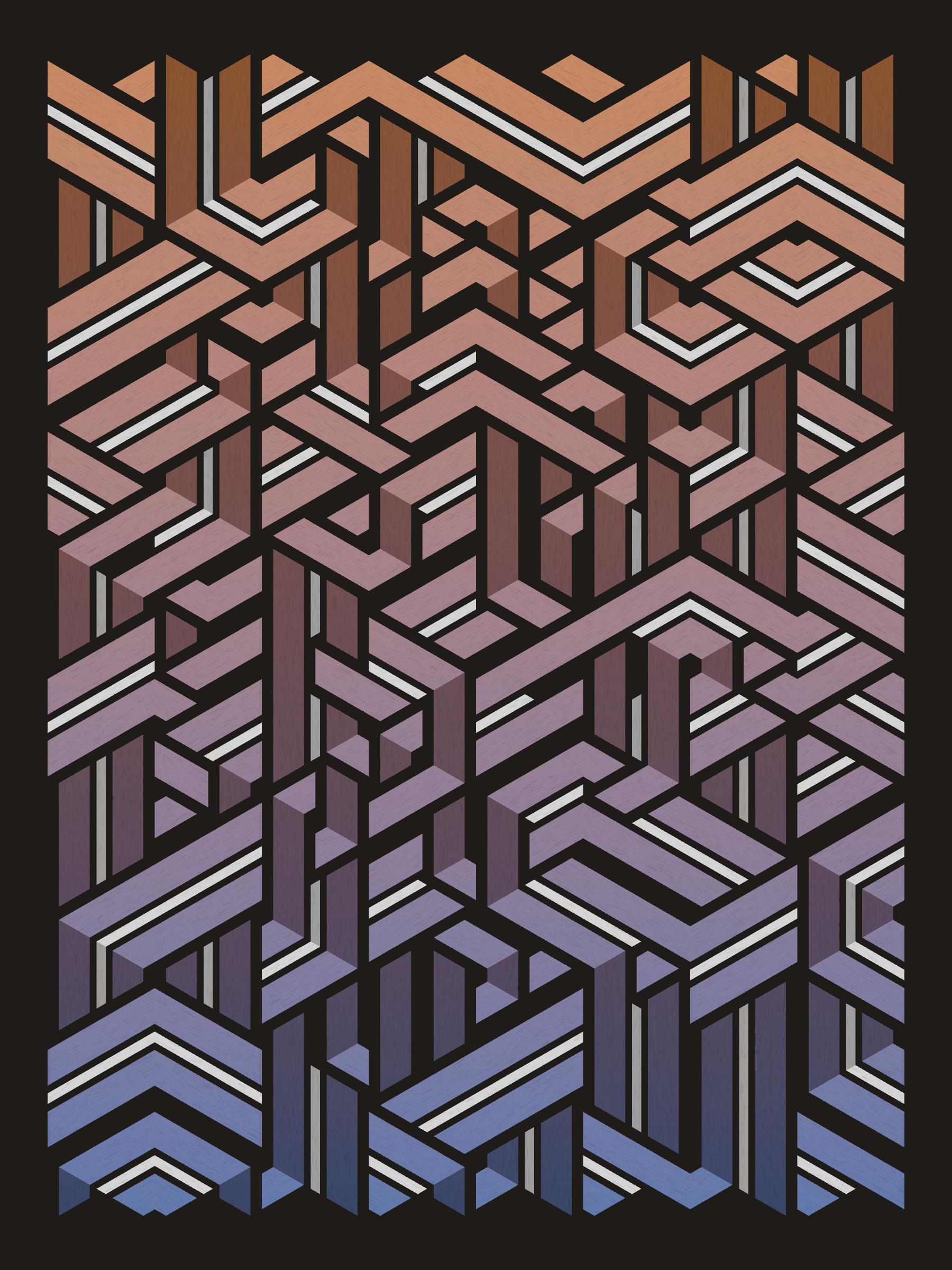 Art Blocks - Art Blocks v2 - Bent #594 - NFT # 214000594