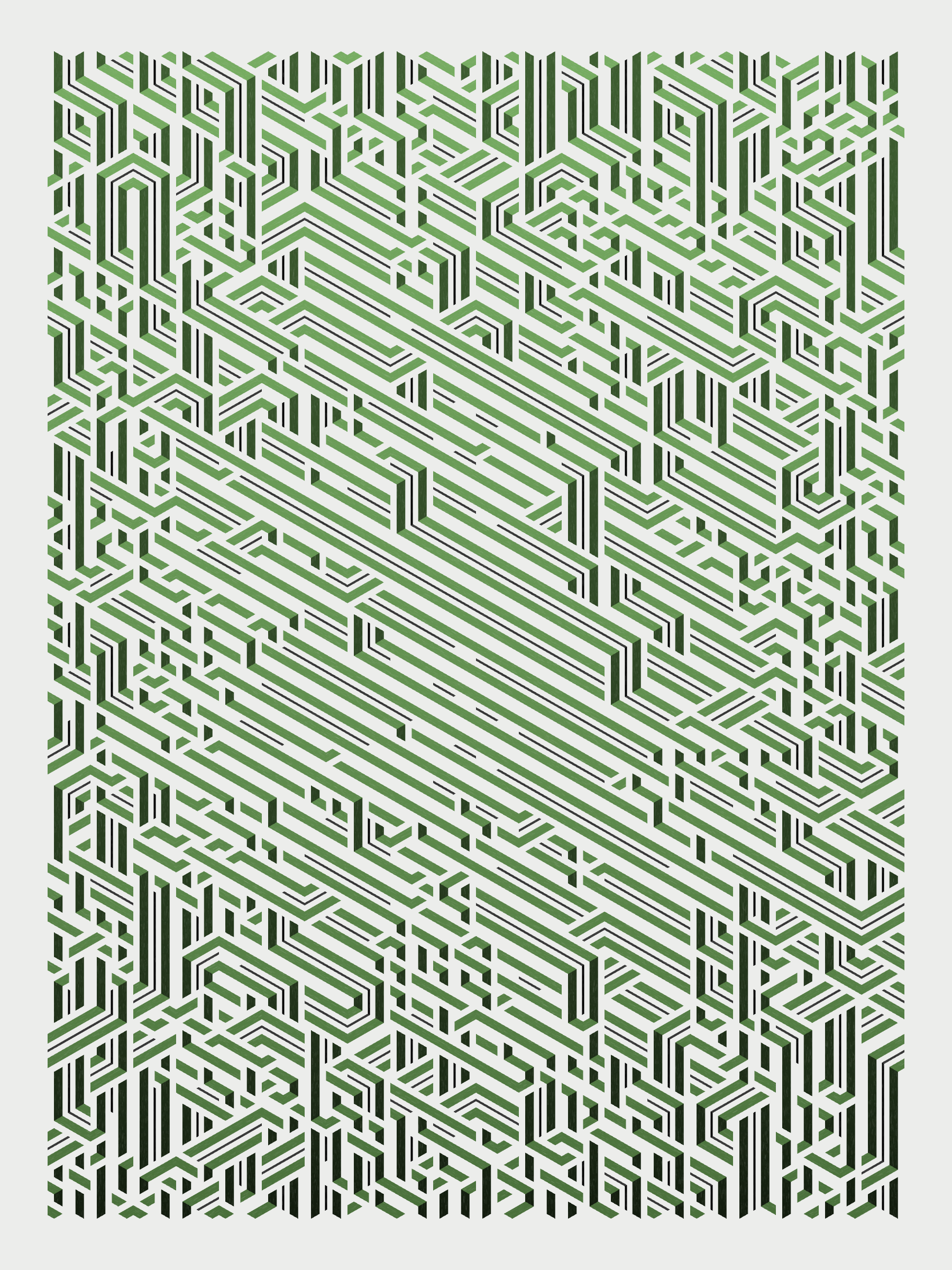 Art Blocks - Art Blocks v2 - Bent #597 - NFT # 214000597