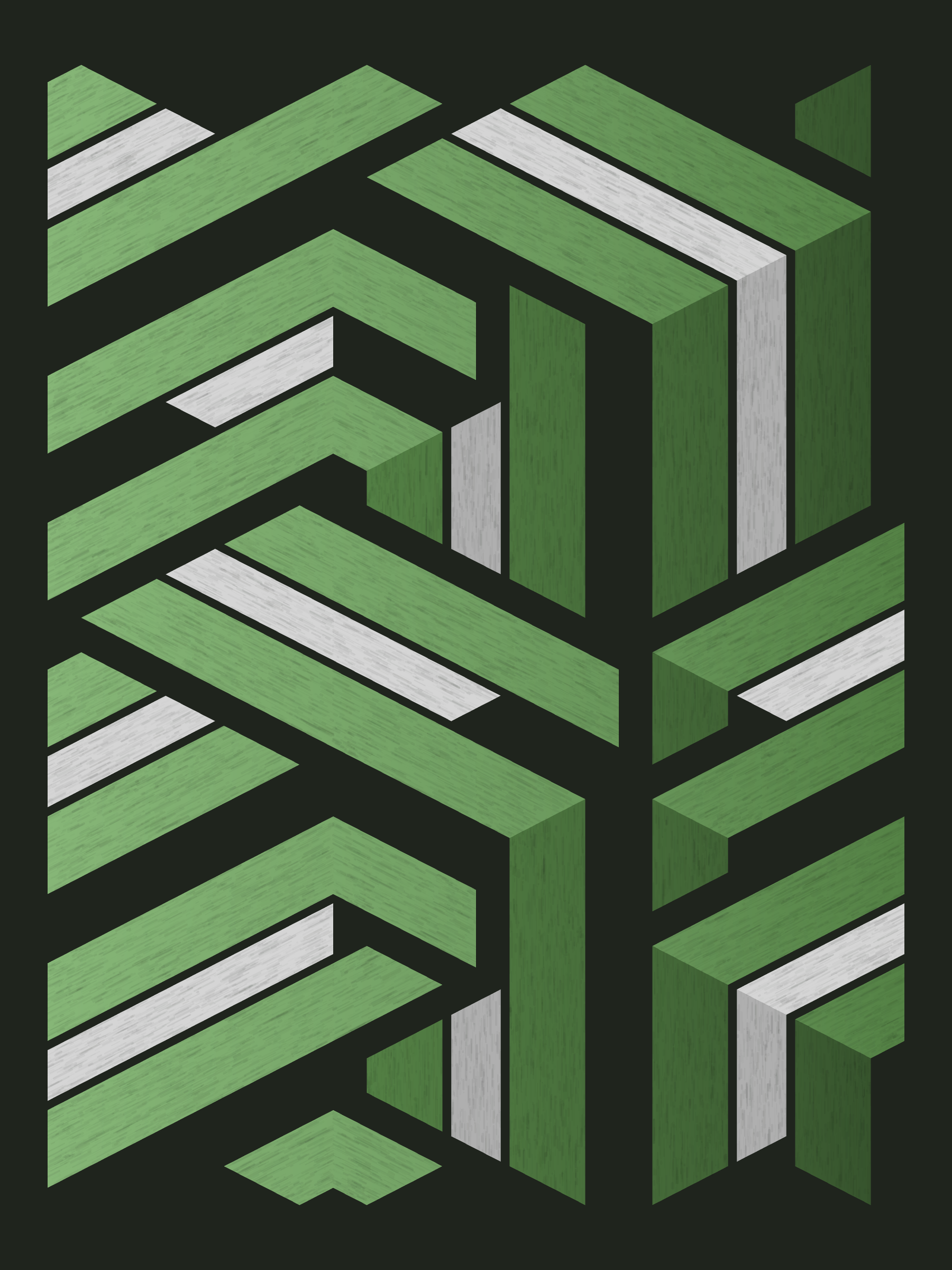 Art Blocks - Art Blocks v2 - Bent #605 - NFT # 214000605