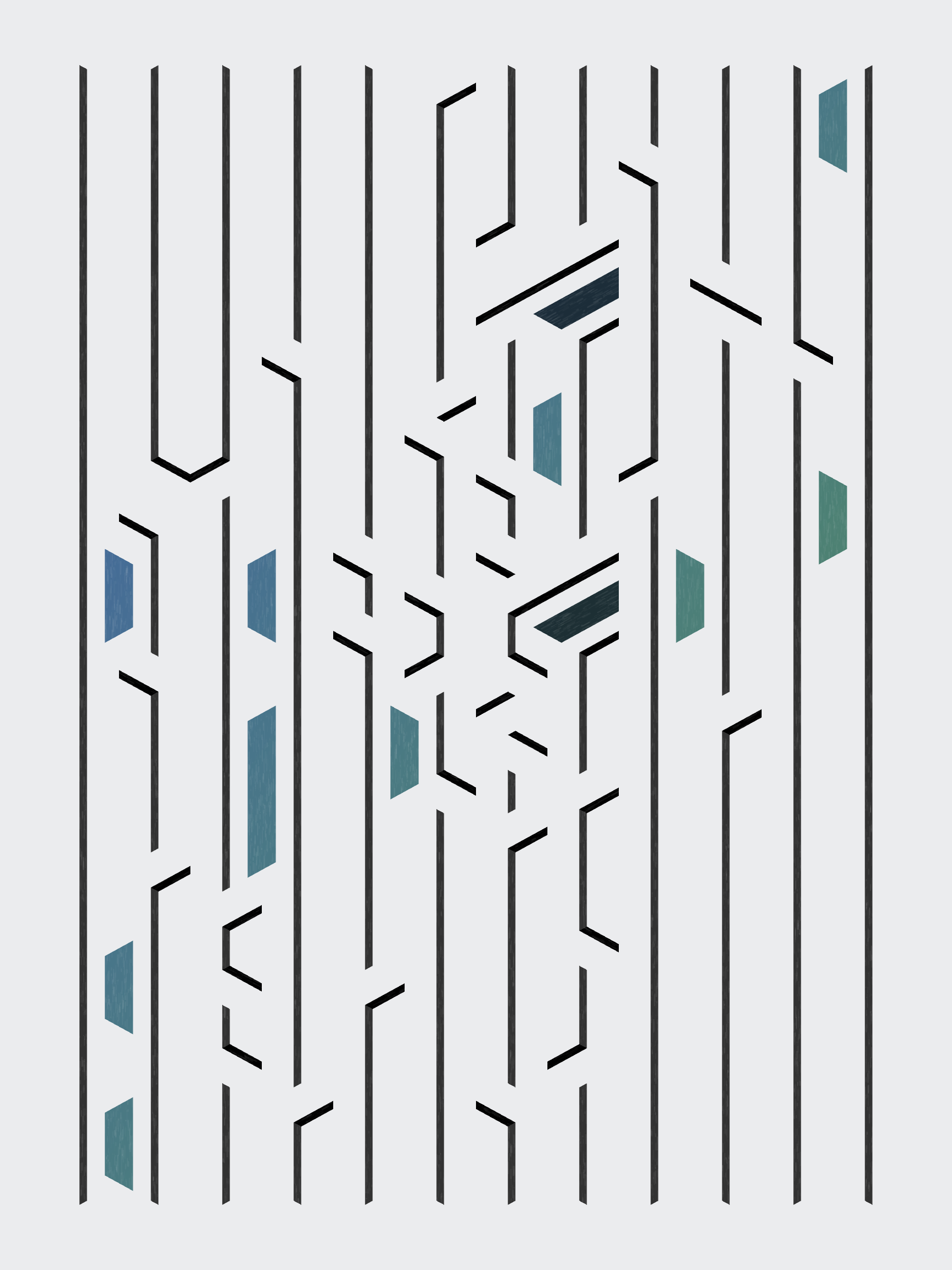 Art Blocks - Art Blocks v2 - Bent #612 - NFT # 214000612