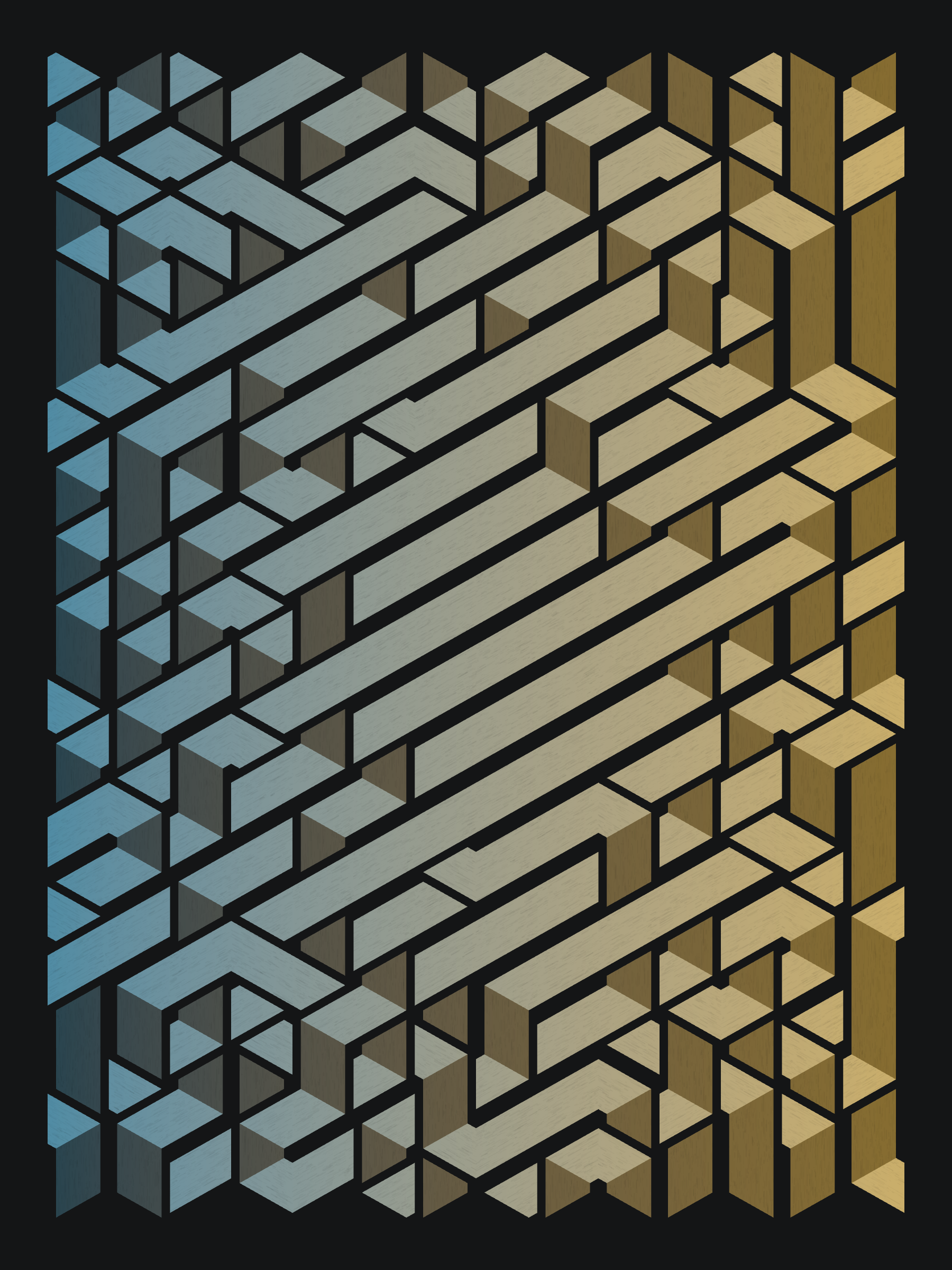 Art Blocks - Art Blocks v2 - Bent #616 - NFT # 214000616