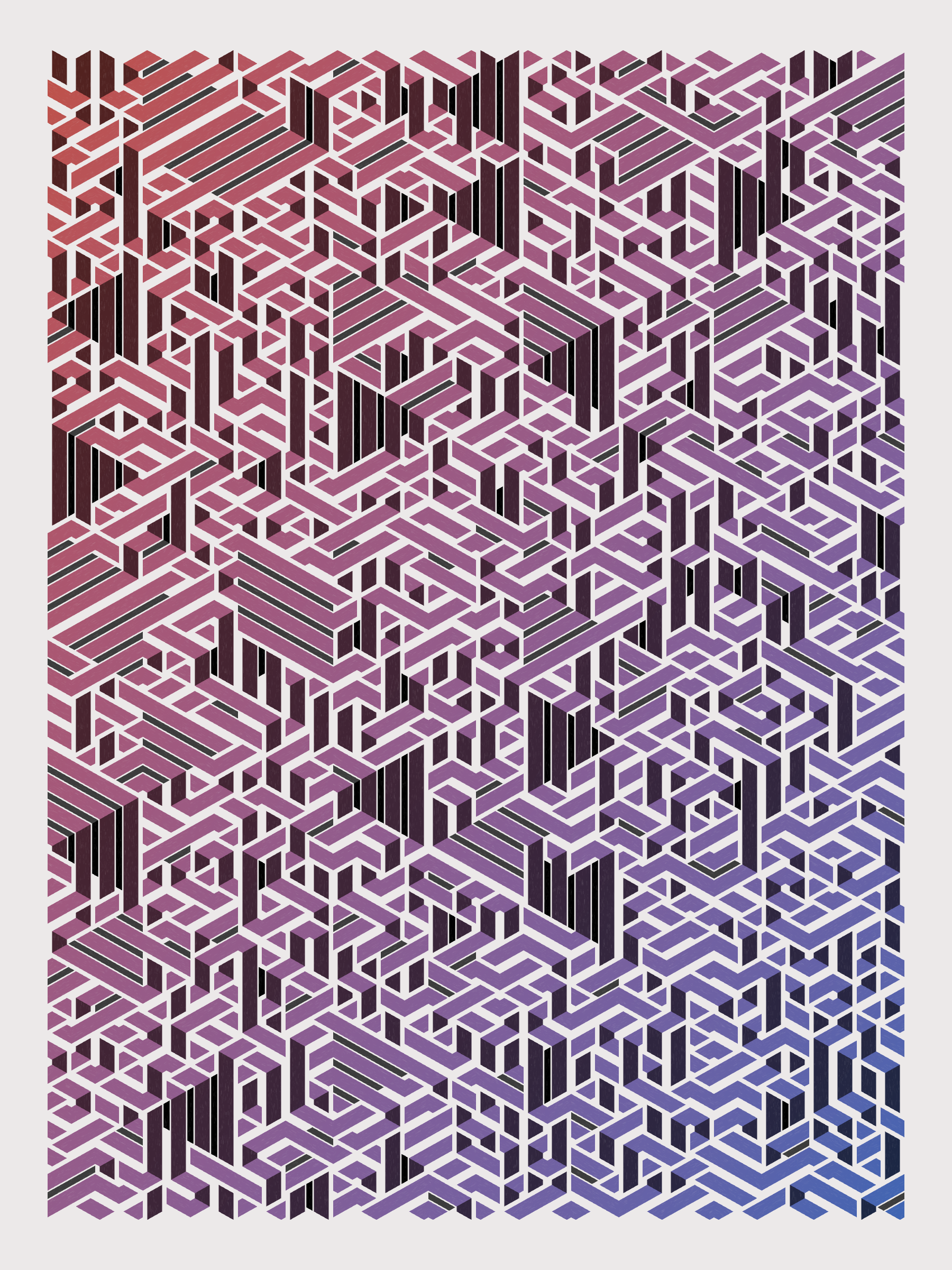 Art Blocks - Art Blocks v2 - Bent #618 - NFT # 214000618