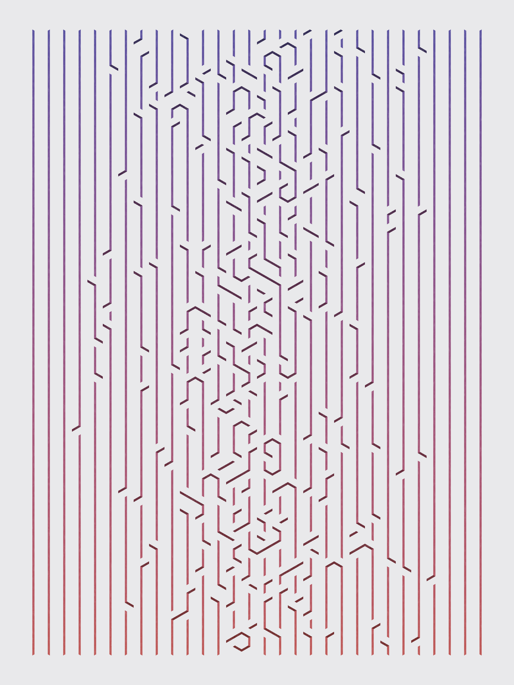 Art Blocks - Art Blocks v2 - Bent #620 - NFT # 214000620