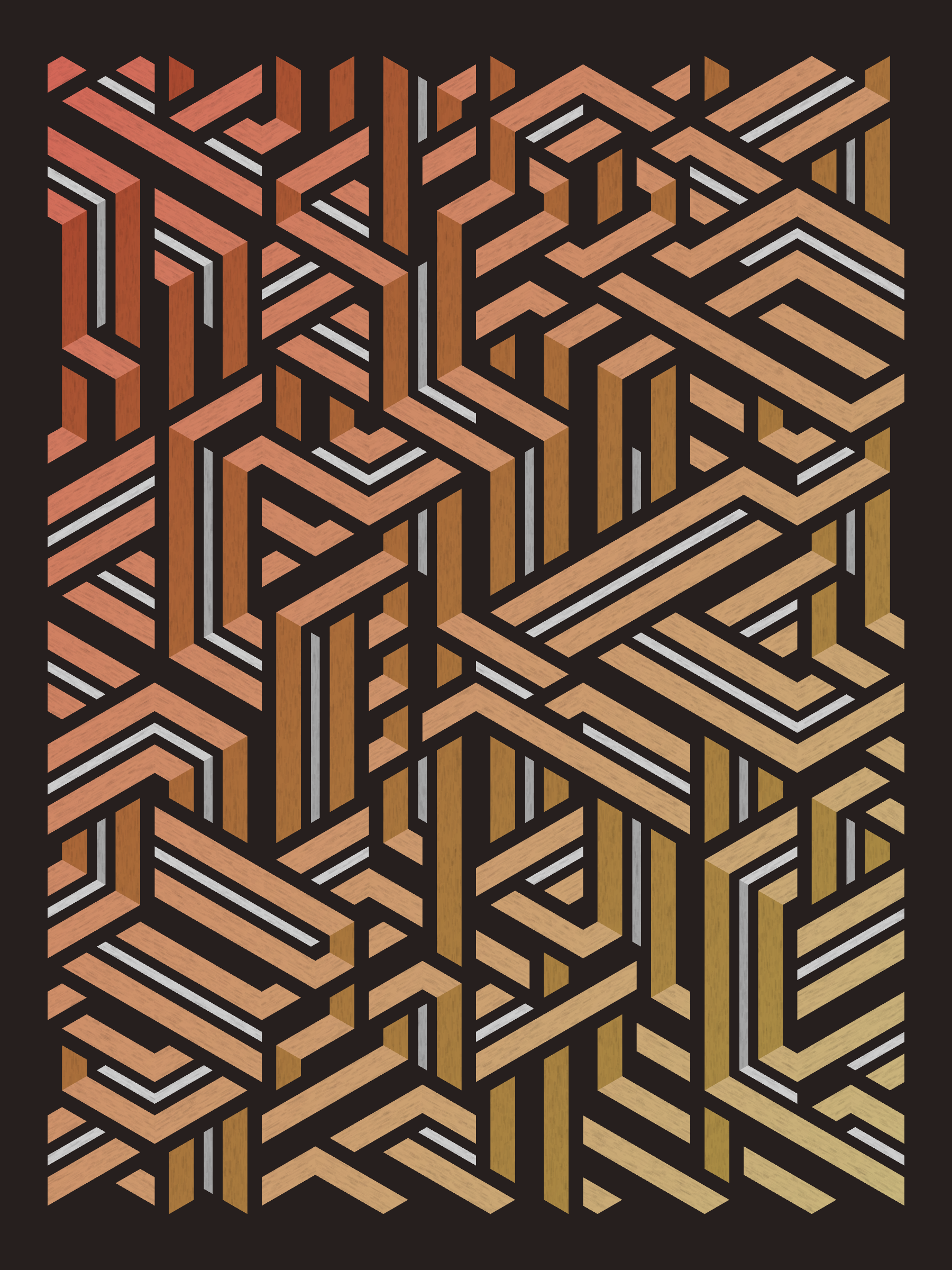 Art Blocks - Art Blocks v2 - Bent #621 - NFT # 214000621