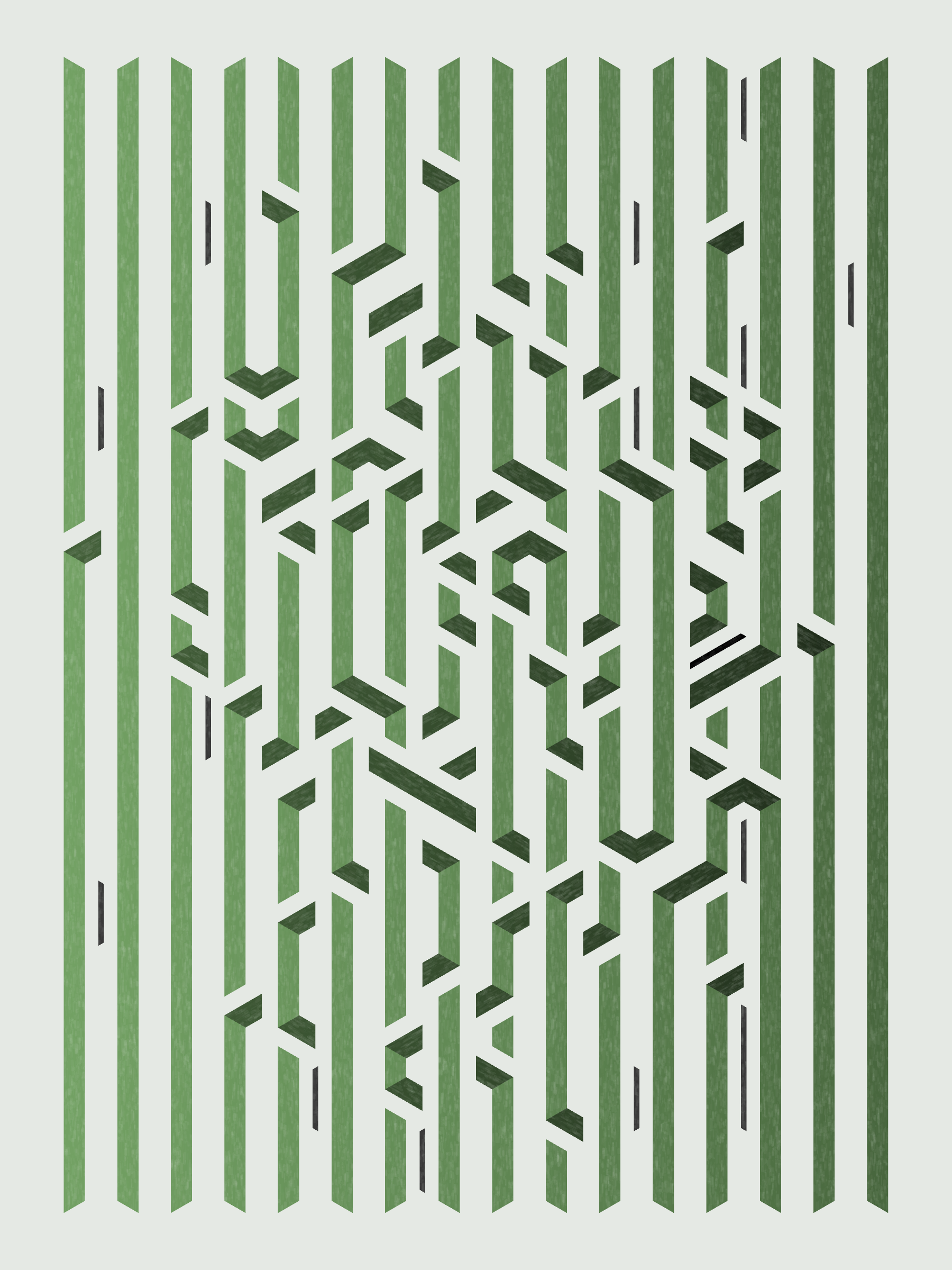 Art Blocks - Art Blocks v2 - Bent #624 - NFT # 214000624