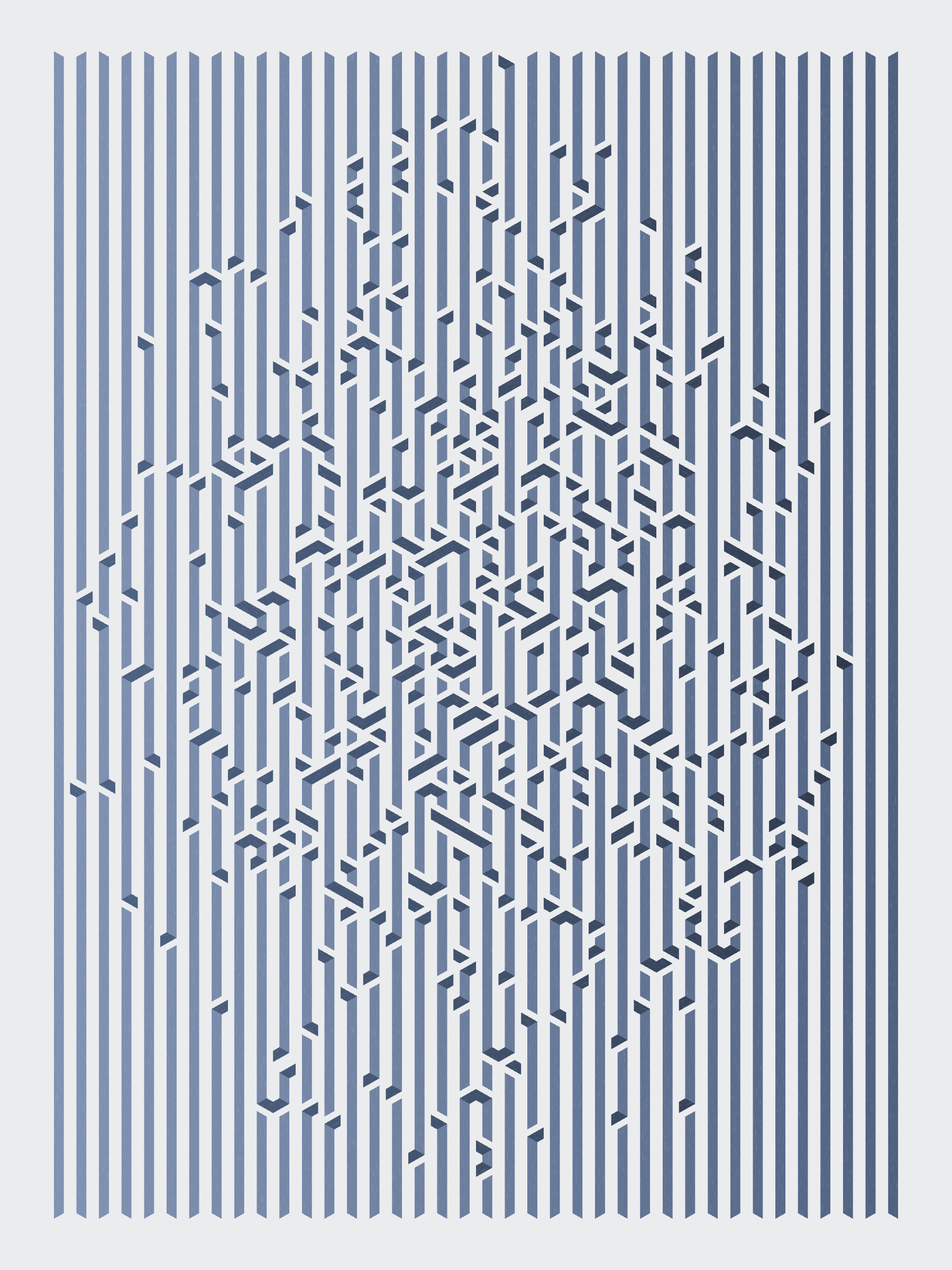 Art Blocks - Art Blocks v2 - Bent #627 - NFT # 214000627