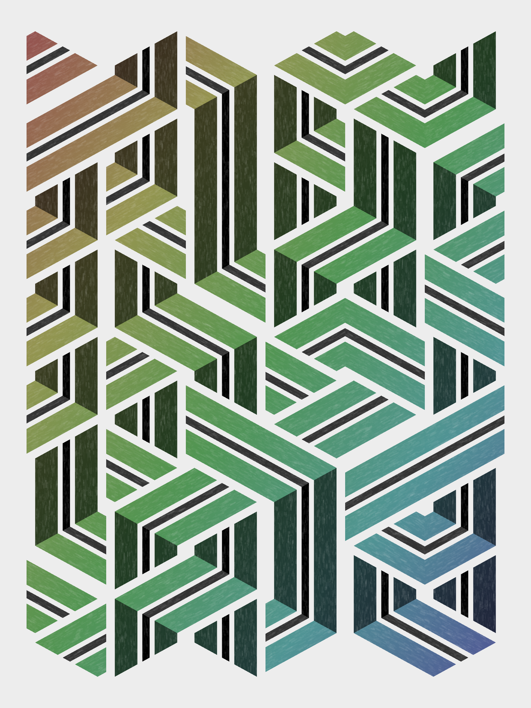 Art Blocks - Art Blocks v2 - Bent #631 - NFT # 214000631