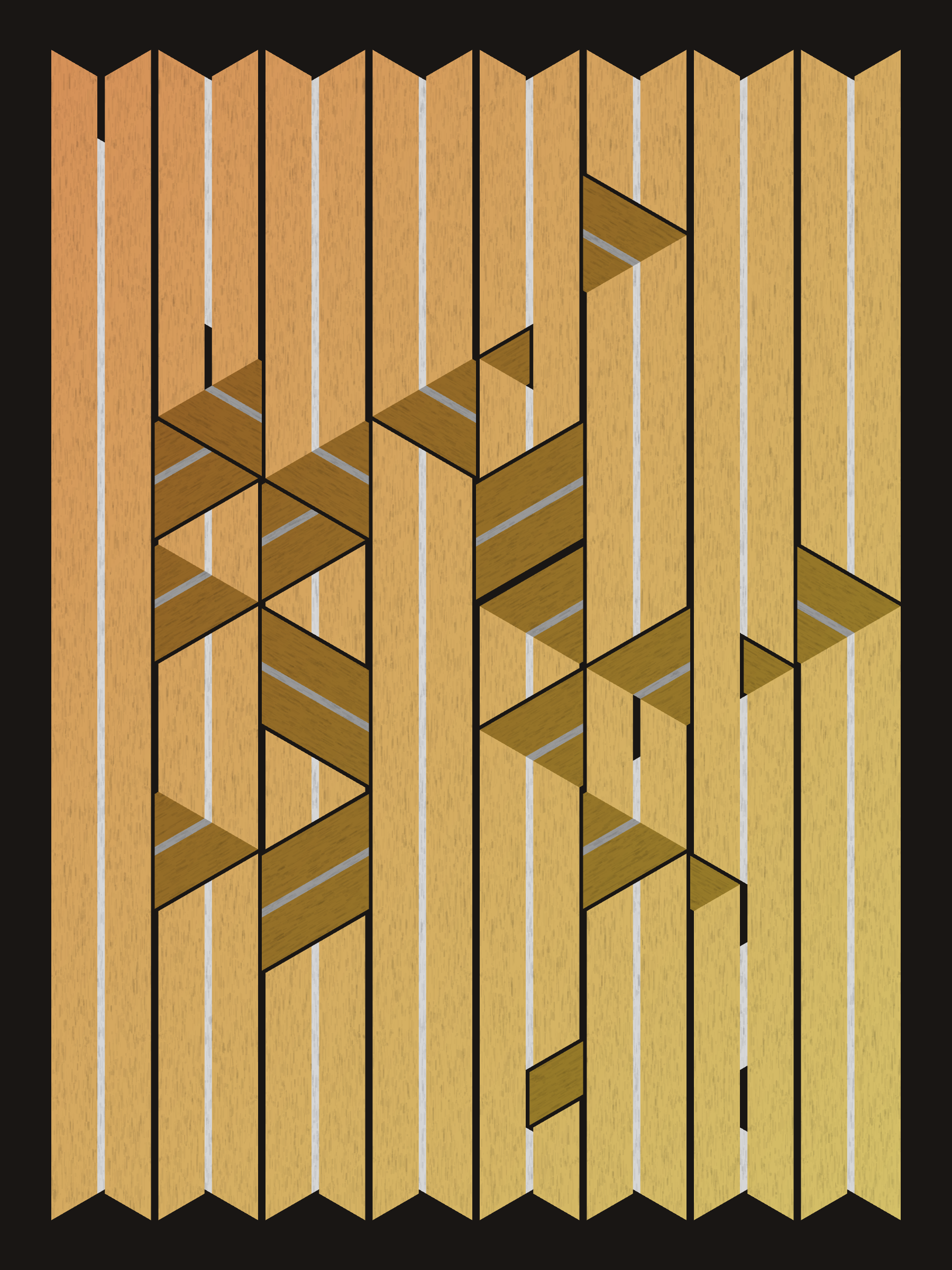 Art Blocks - Art Blocks v2 - Bent #650 - NFT # 214000650