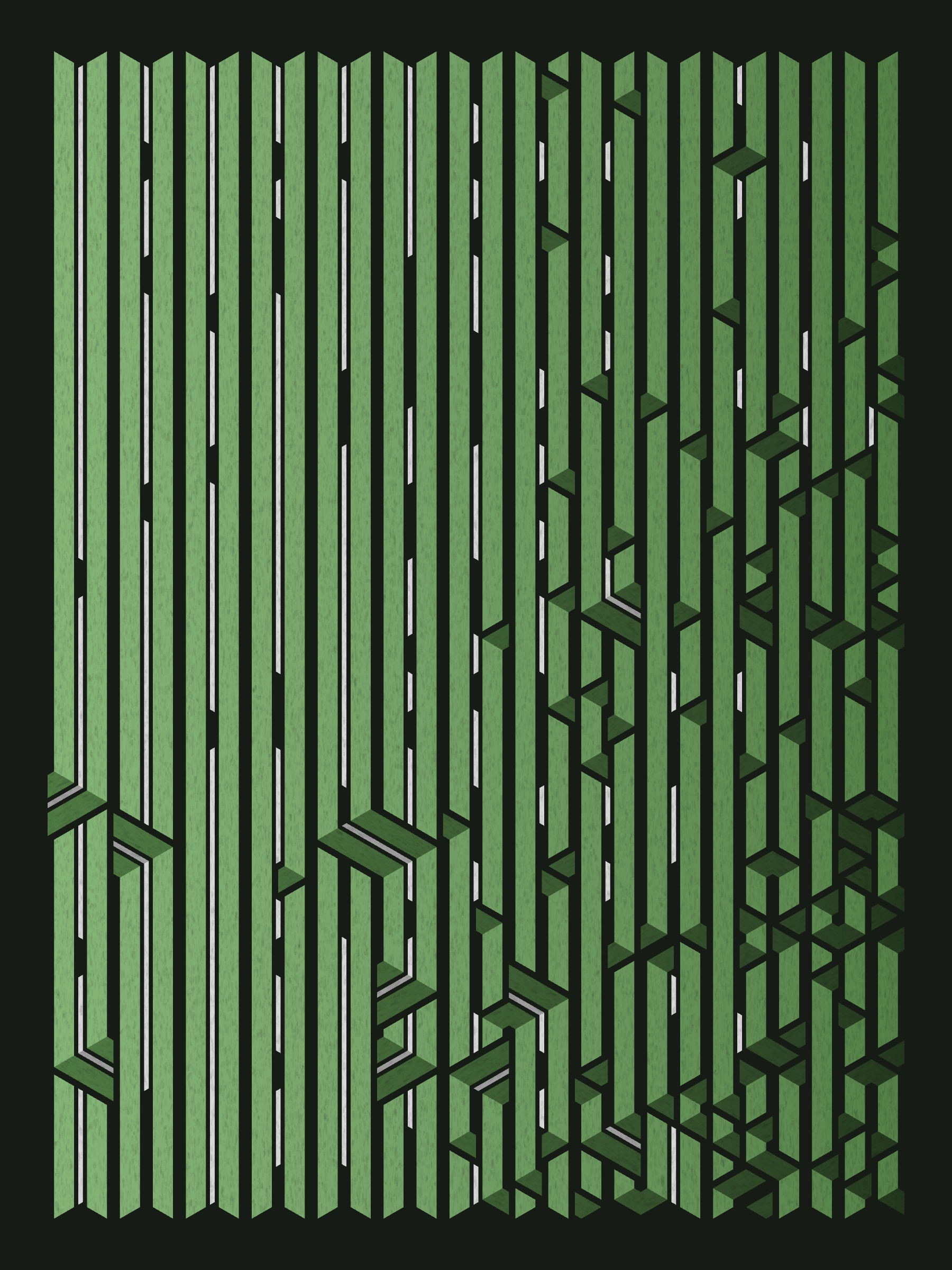 Art Blocks - Art Blocks v2 - Bent #666 - NFT # 214000666