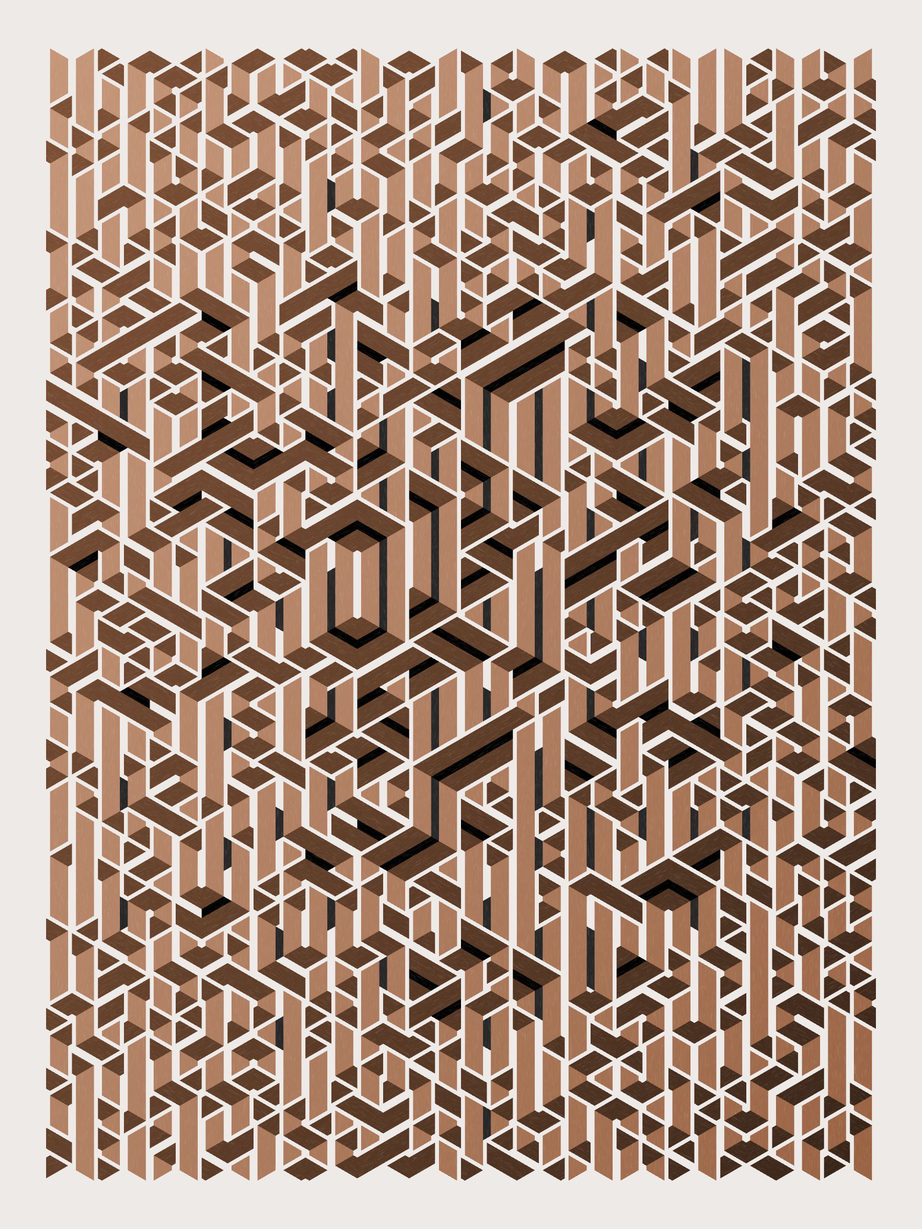 Art Blocks - Art Blocks v2 - Bent #672 - NFT # 214000672