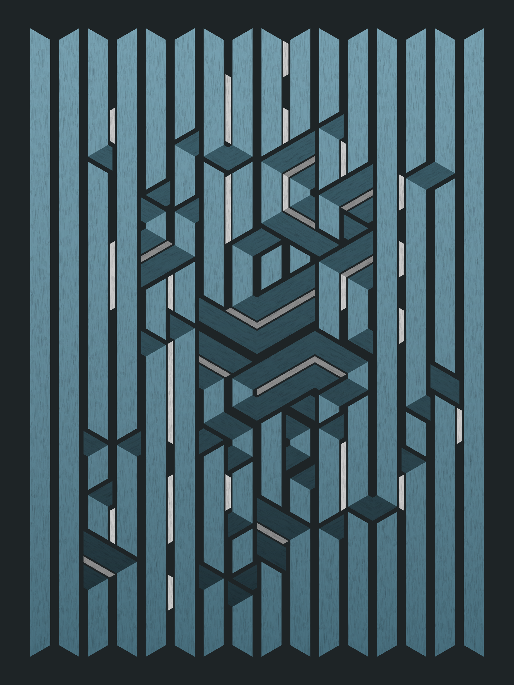 Art Blocks - Art Blocks v2 - Bent #687 - NFT # 214000687