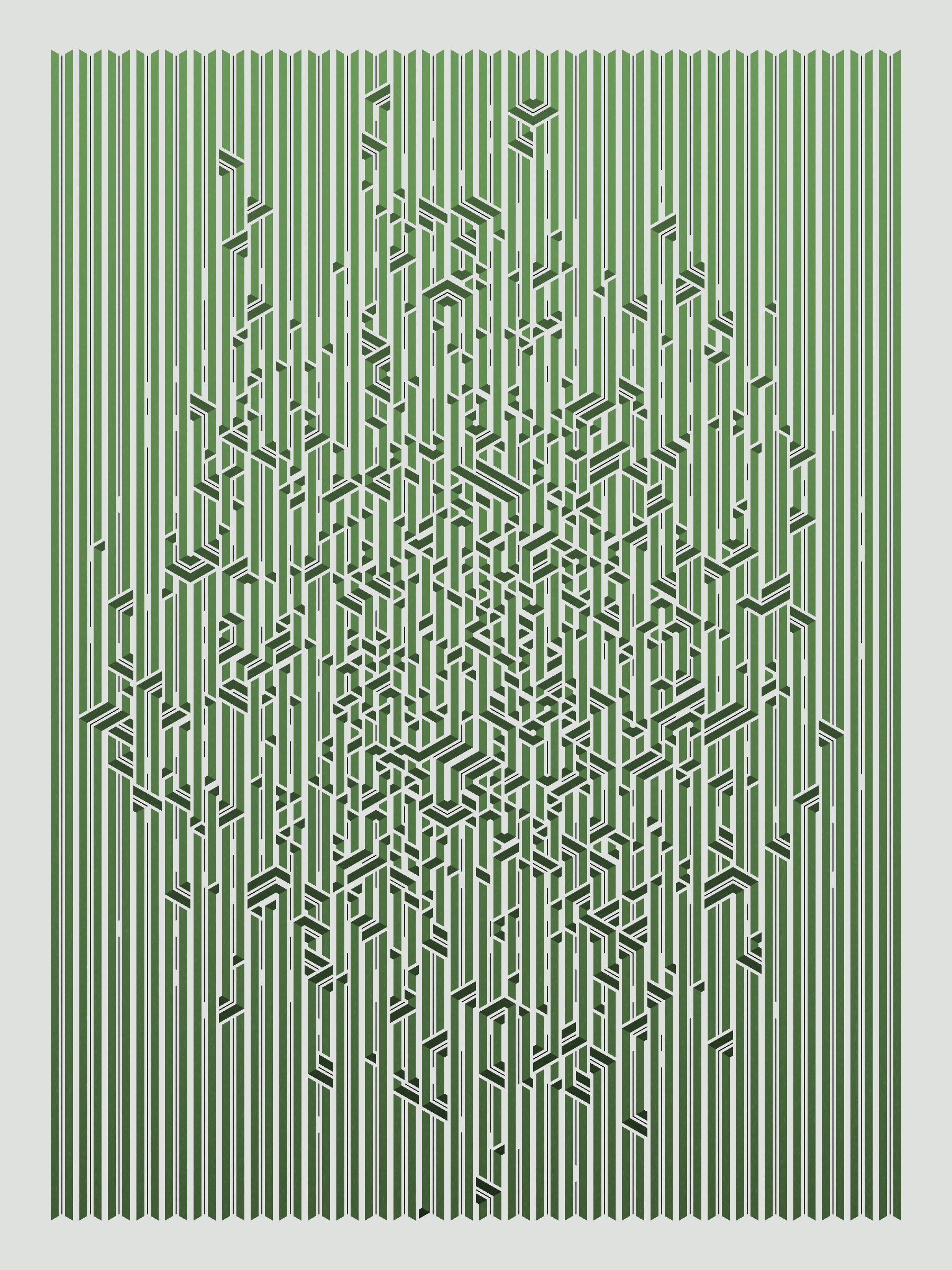 Art Blocks - Art Blocks v2 - Bent #689 - NFT # 214000689