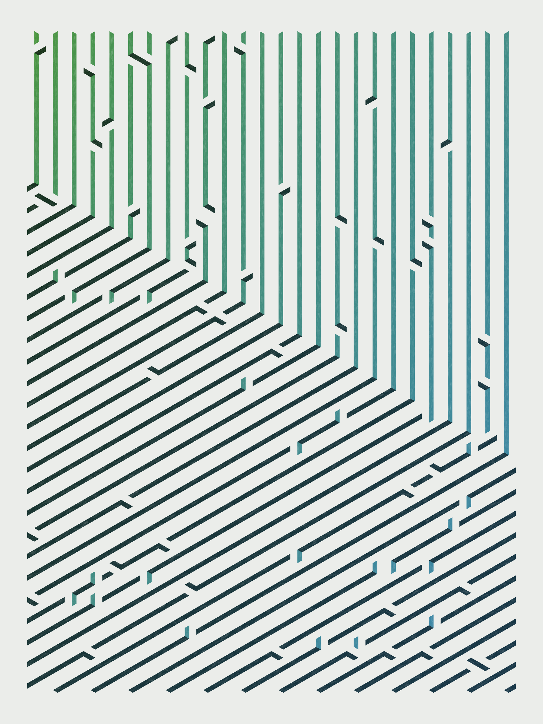 Art Blocks - Art Blocks v2 - Bent #692 - NFT # 214000692