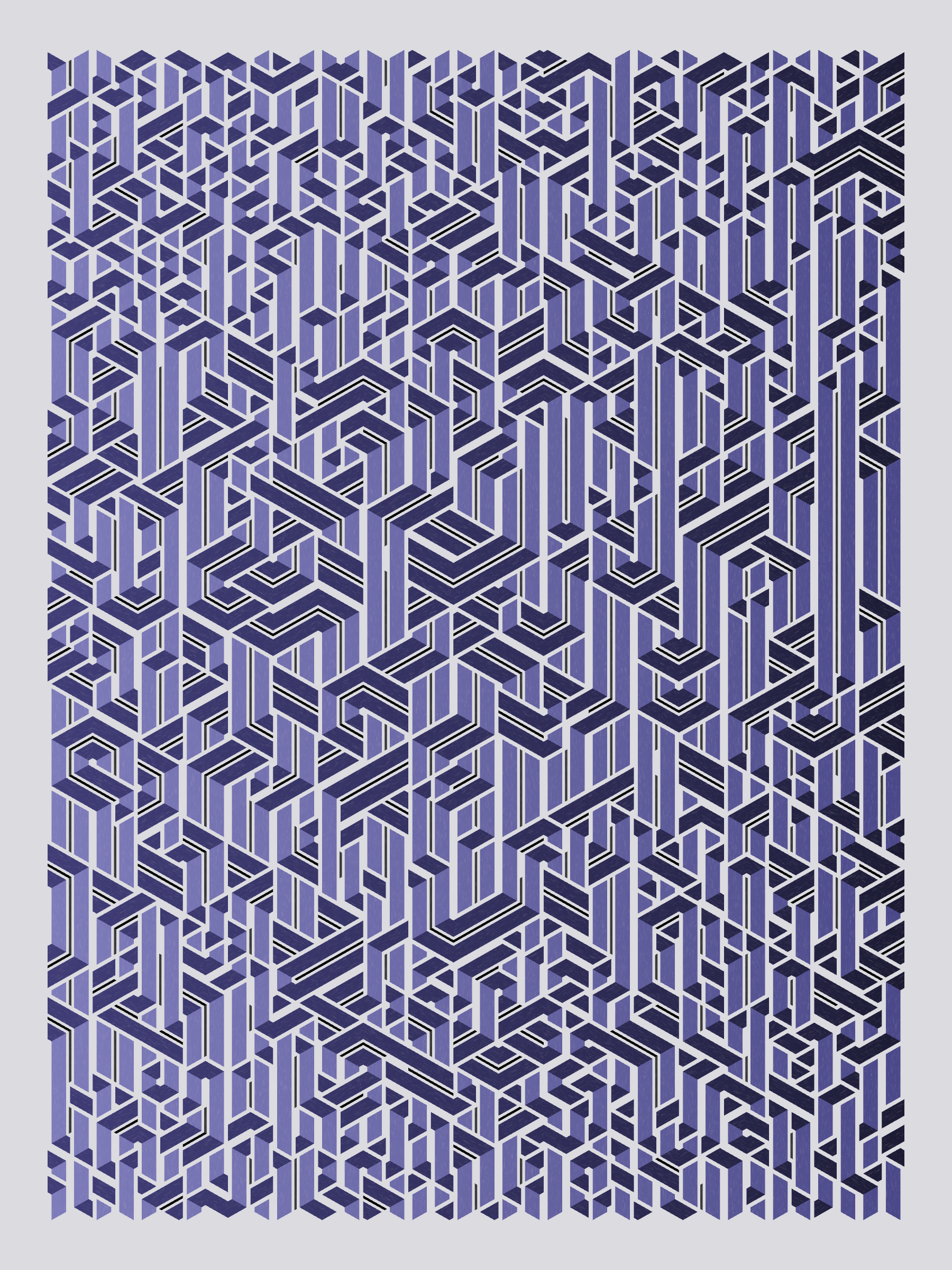 Art Blocks - Art Blocks v2 - Bent #696 - NFT # 214000696