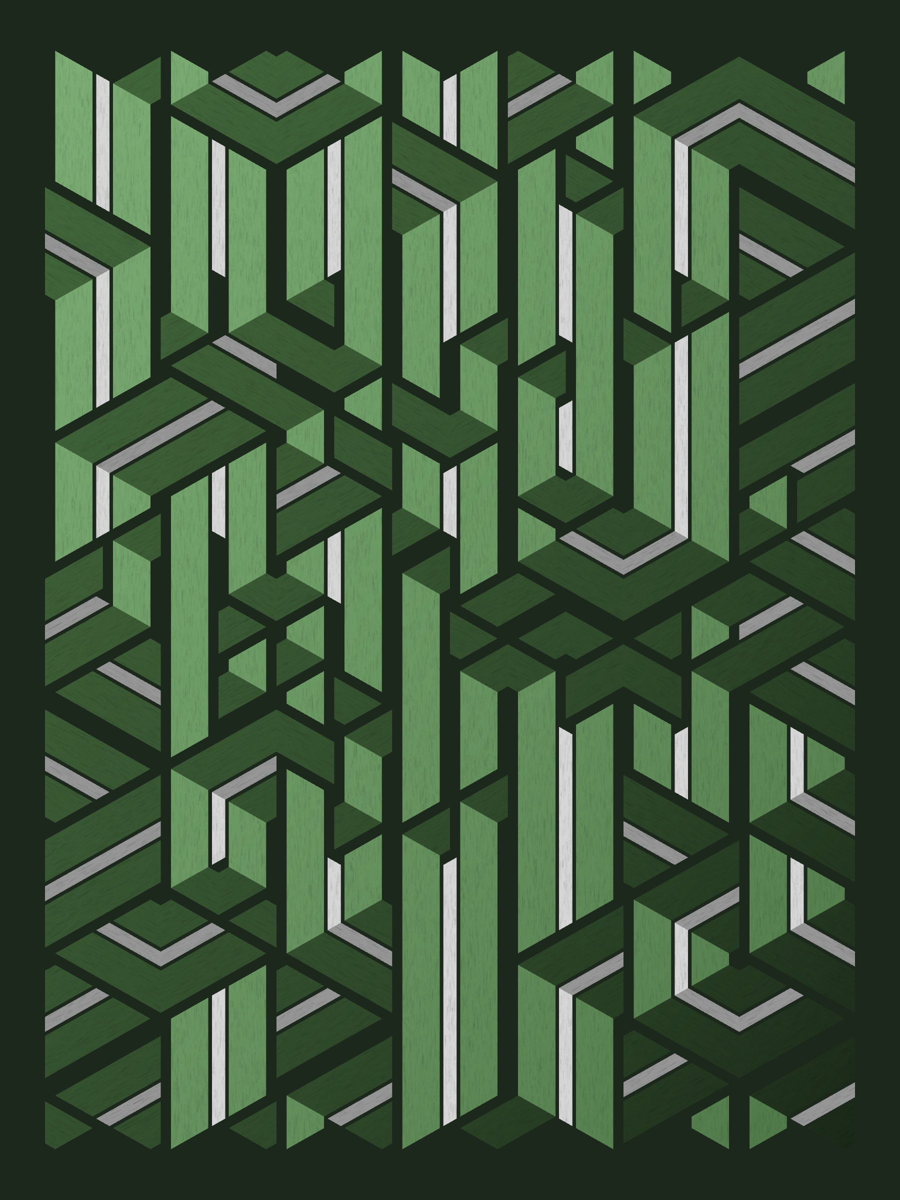 Art Blocks - Art Blocks v2 - Bent #698 - NFT # 214000698