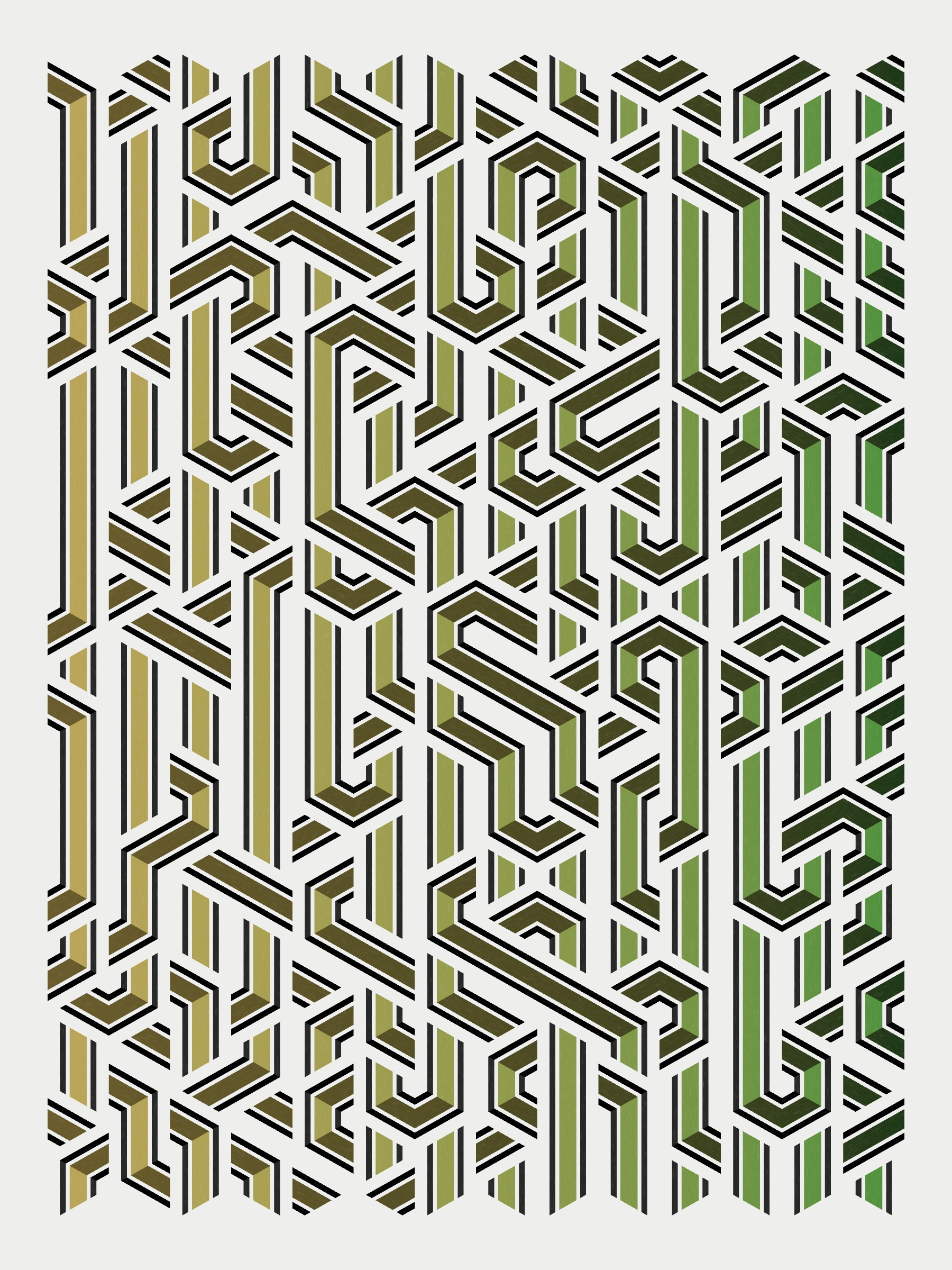 Art Blocks - Art Blocks v2 - Bent #702 - NFT # 214000702