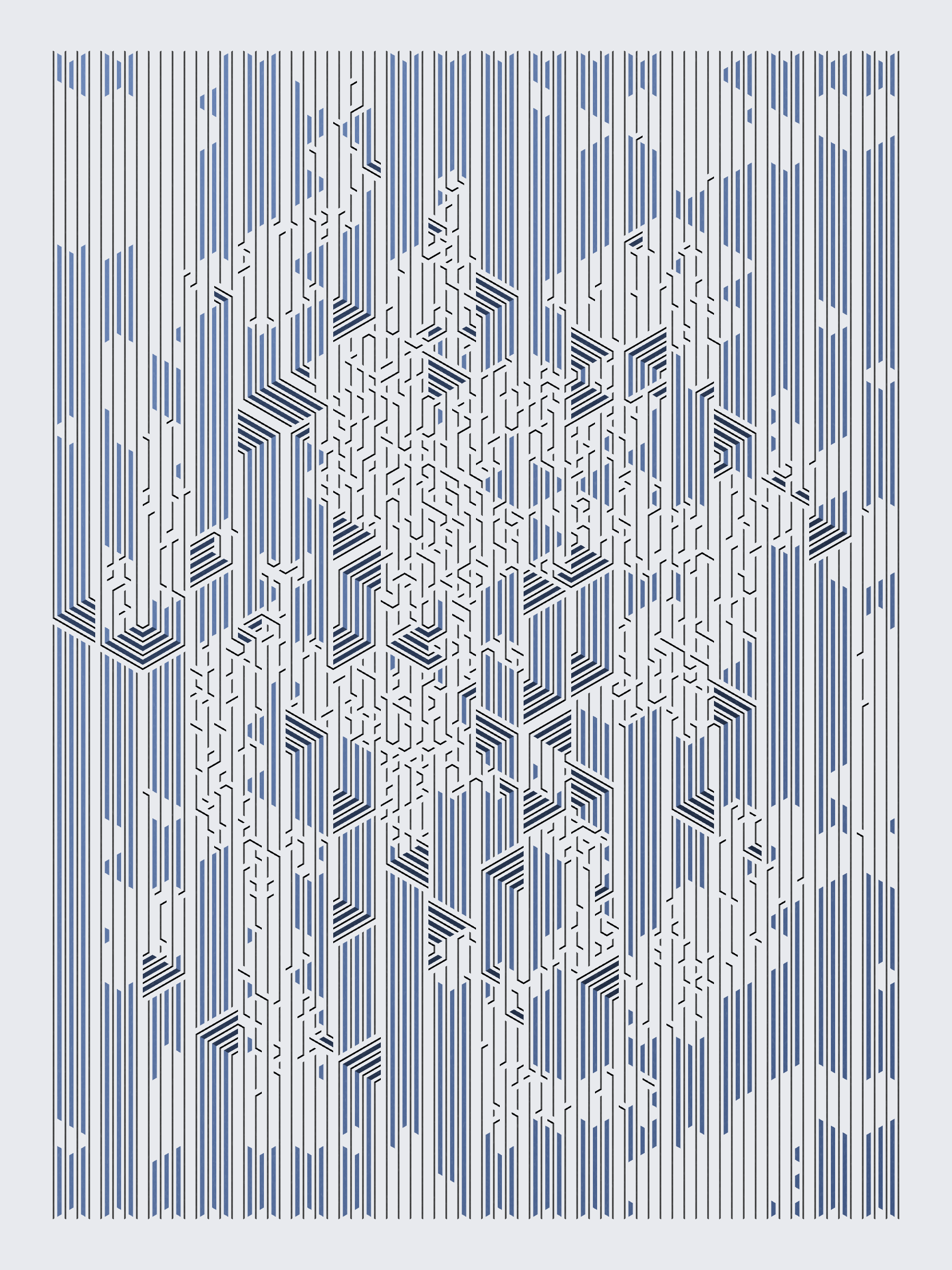 Art Blocks - Art Blocks v2 - Bent #706 - NFT # 214000706