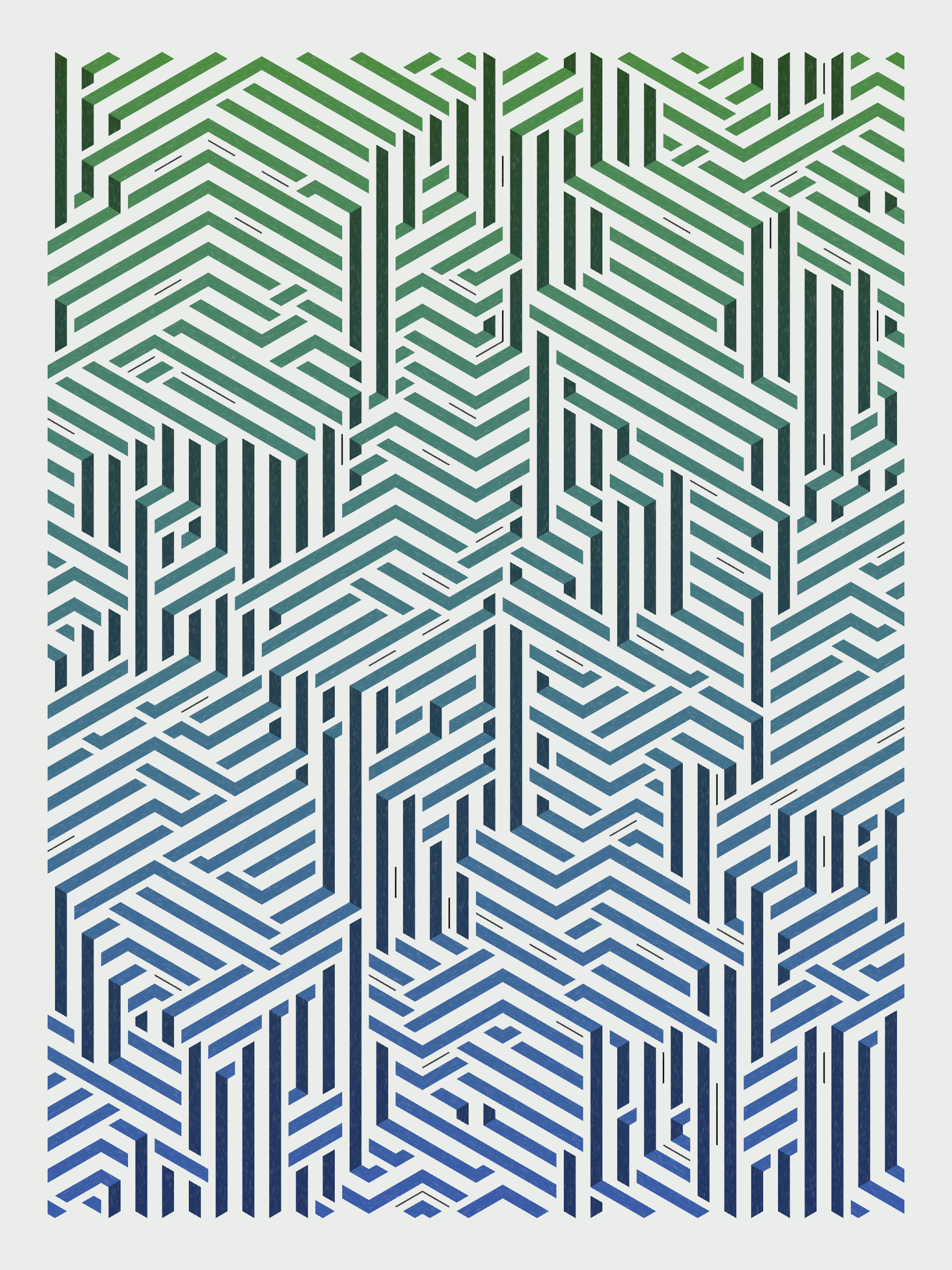 Art Blocks - Art Blocks v2 - Bent #710 - NFT # 214000710