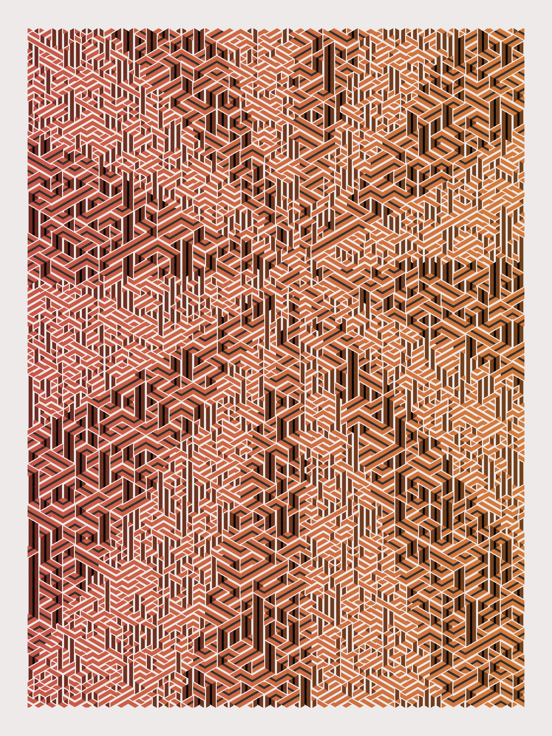 Art Blocks - Art Blocks v2 - Bent #733 - NFT # 214000733