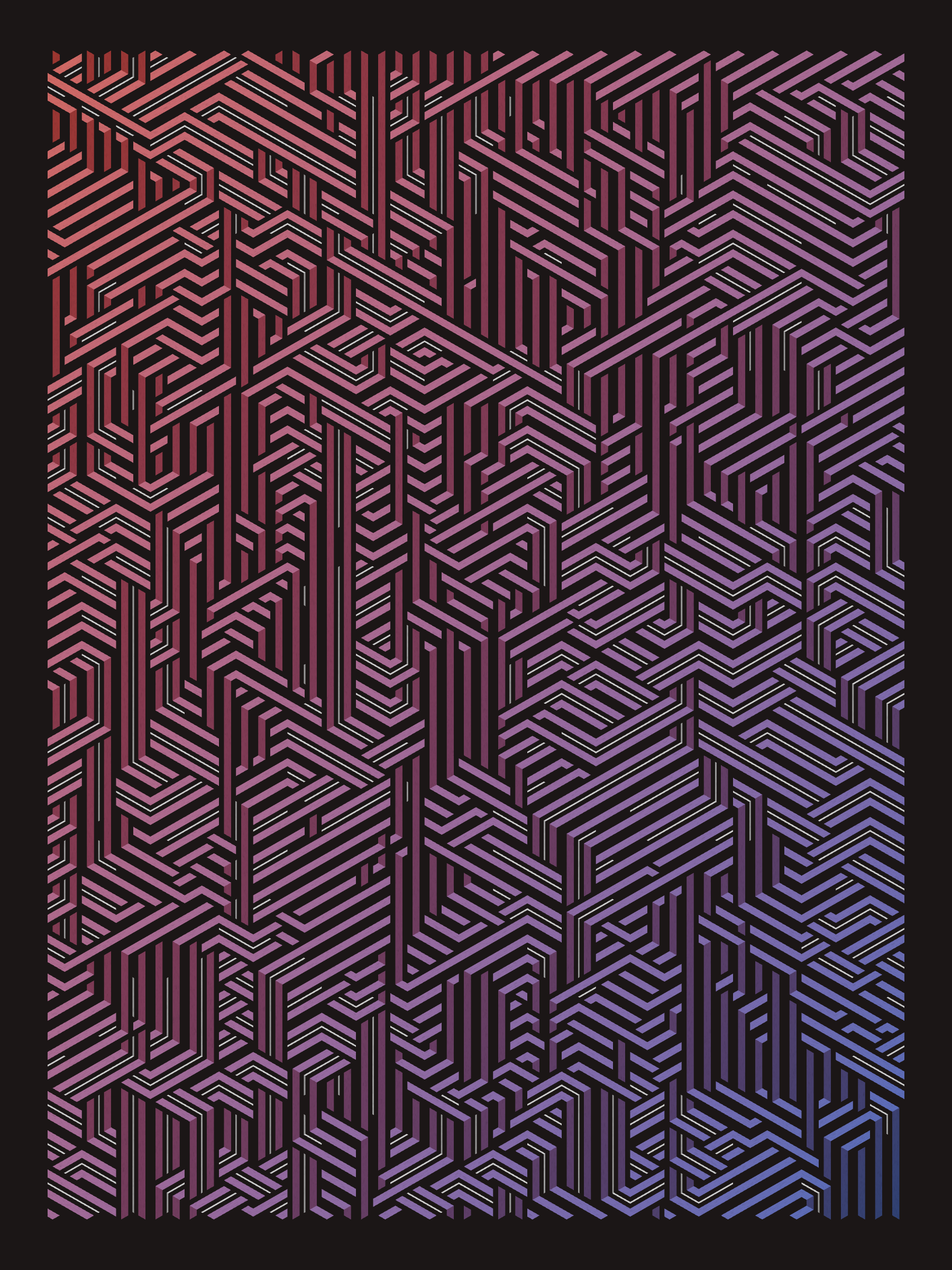 Art Blocks - Art Blocks v2 - Bent #734 - NFT # 214000734