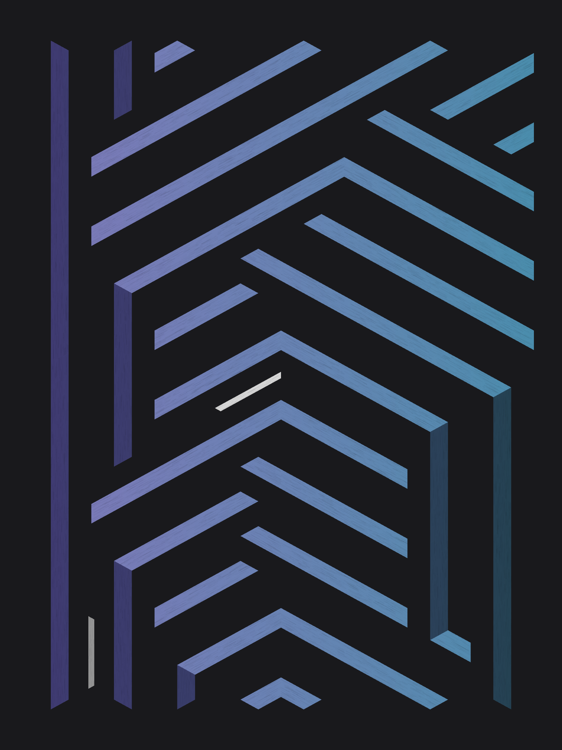 Art Blocks - Art Blocks v2 - Bent #745 - NFT # 214000745