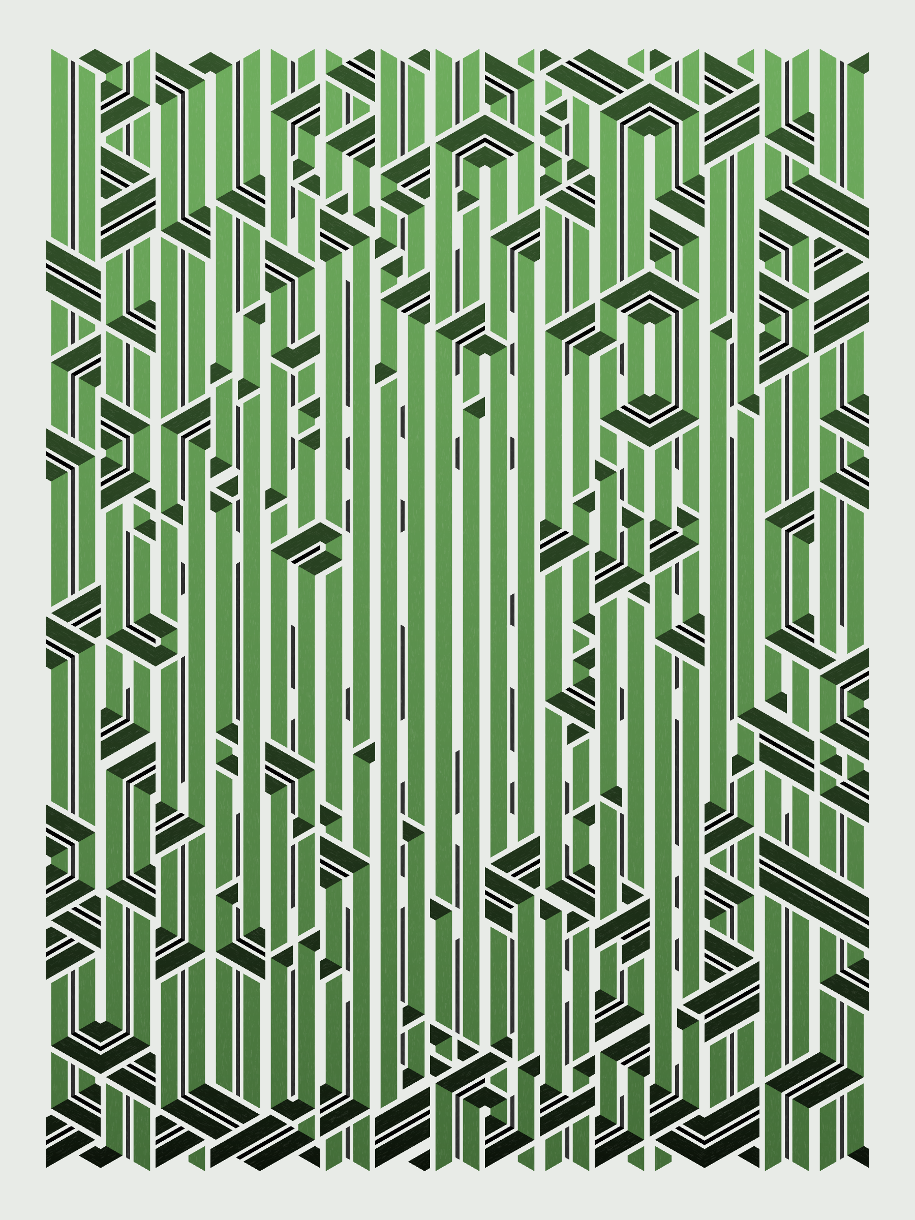 Art Blocks - Art Blocks v2 - Bent #755 - NFT # 214000755