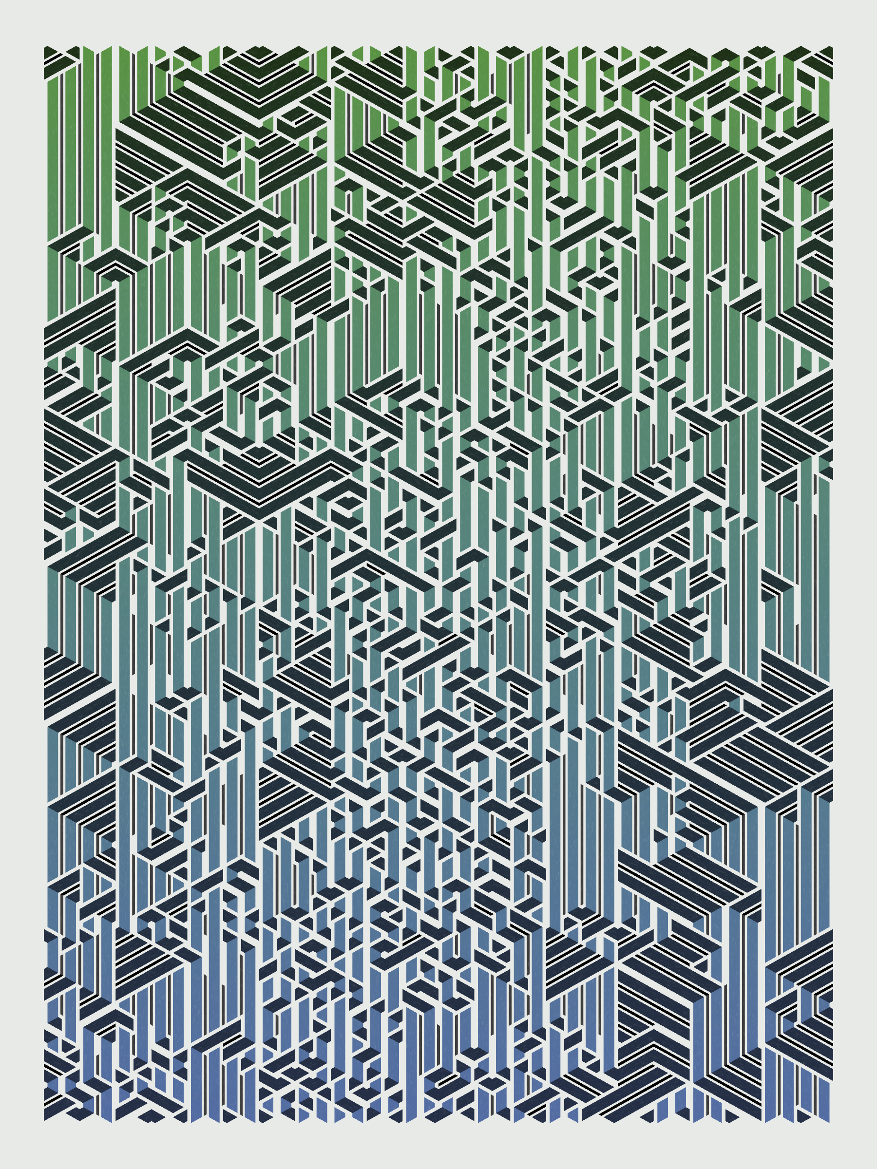 Art Blocks - Art Blocks v2 - Bent #761 - NFT # 214000761