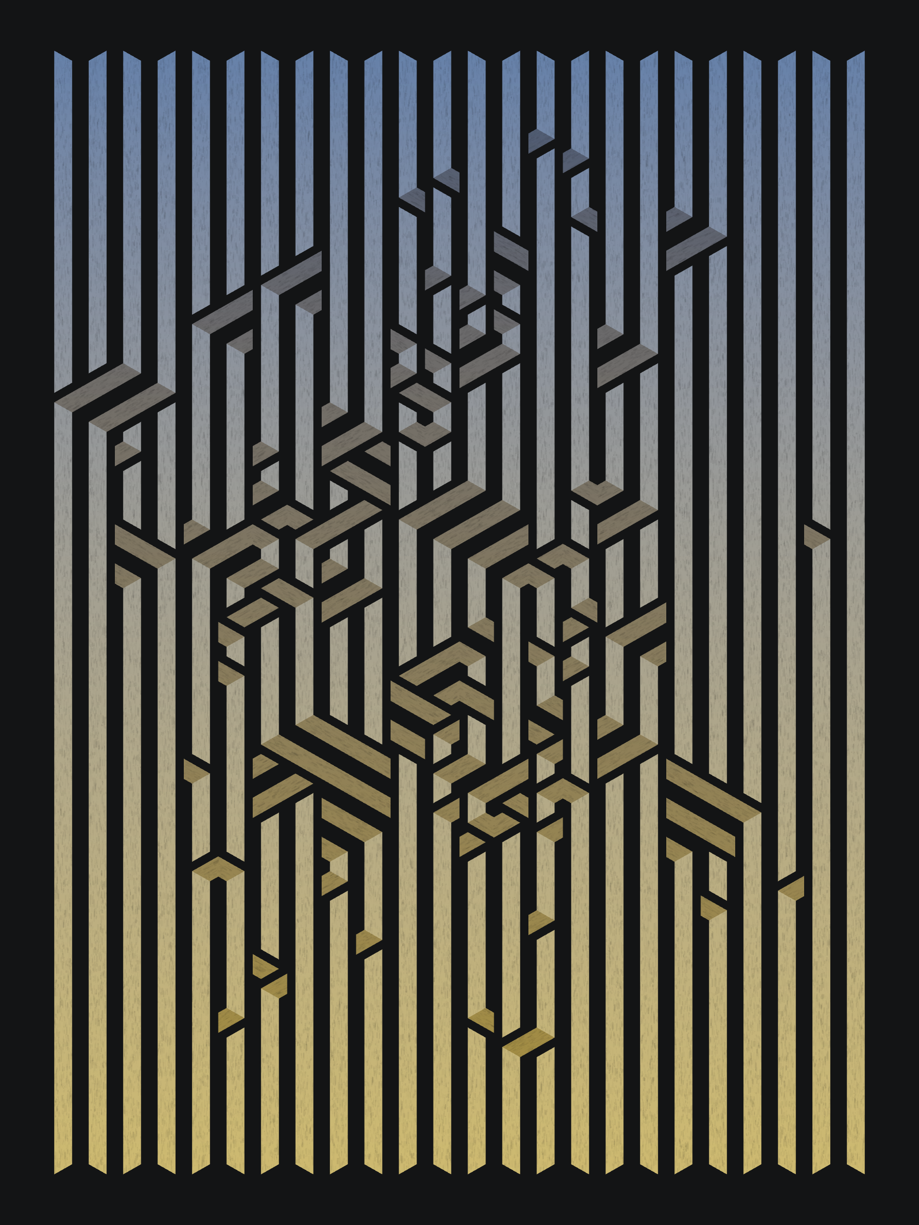 Art Blocks - Art Blocks v2 - Bent #785 - NFT # 214000785