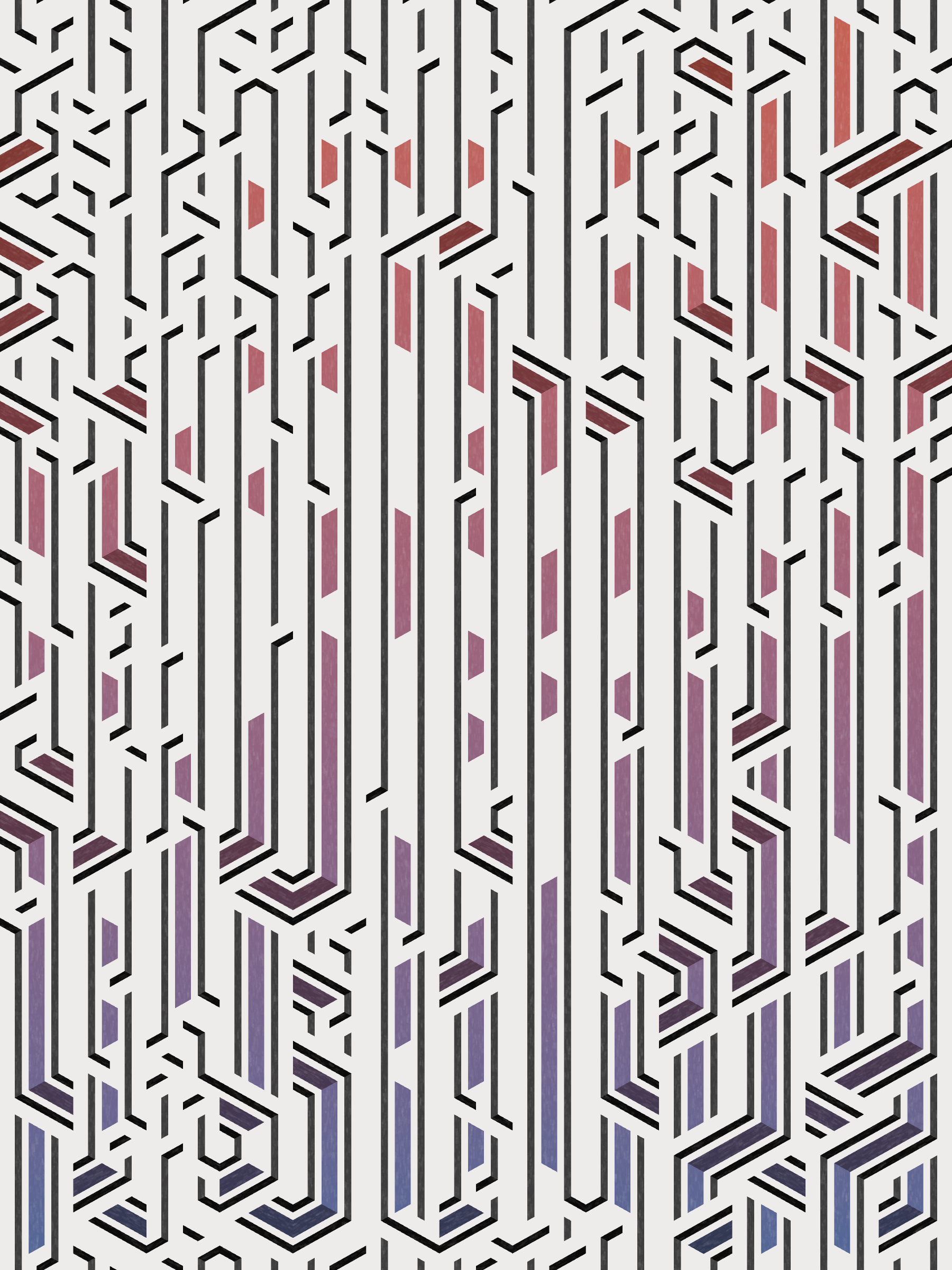 Art Blocks - Art Blocks v2 - Bent #790 - NFT # 214000790