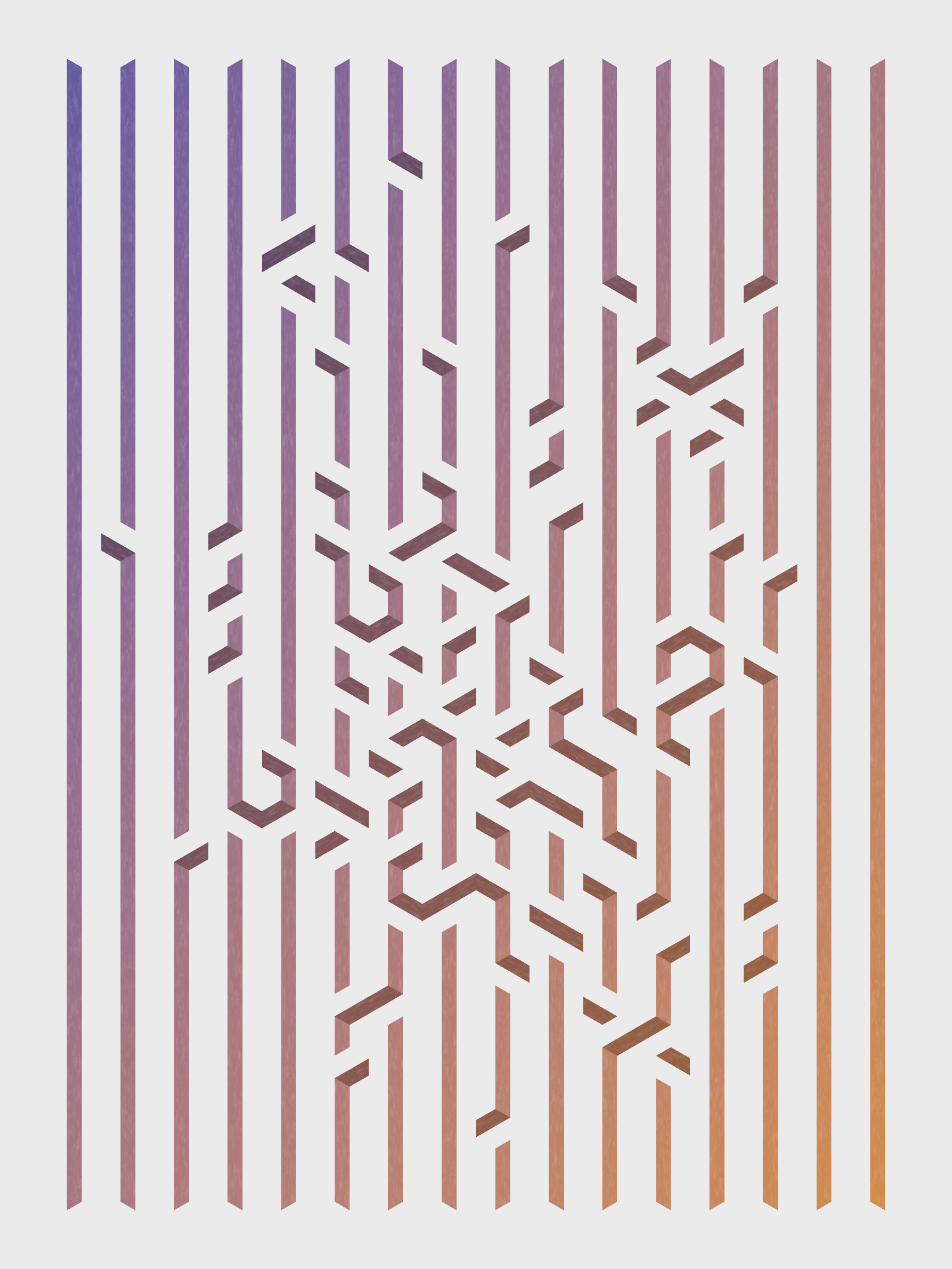 Art Blocks - Art Blocks v2 - Bent #816 - NFT # 214000816