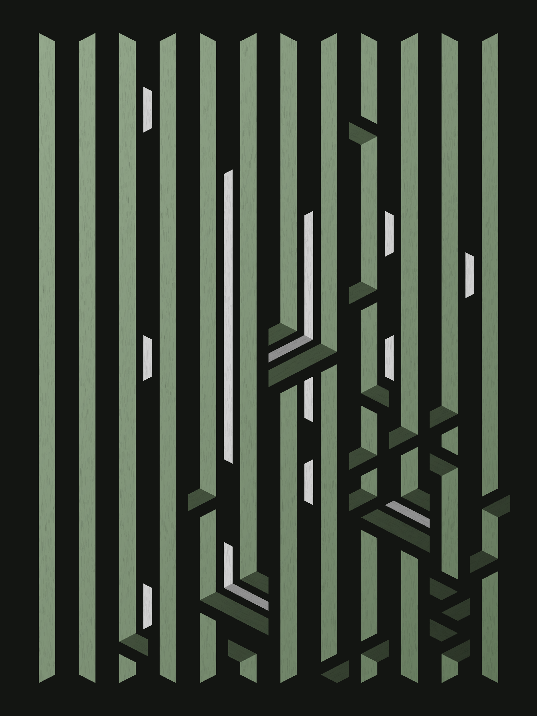 Art Blocks - Art Blocks v2 - Bent #821 - NFT # 214000821