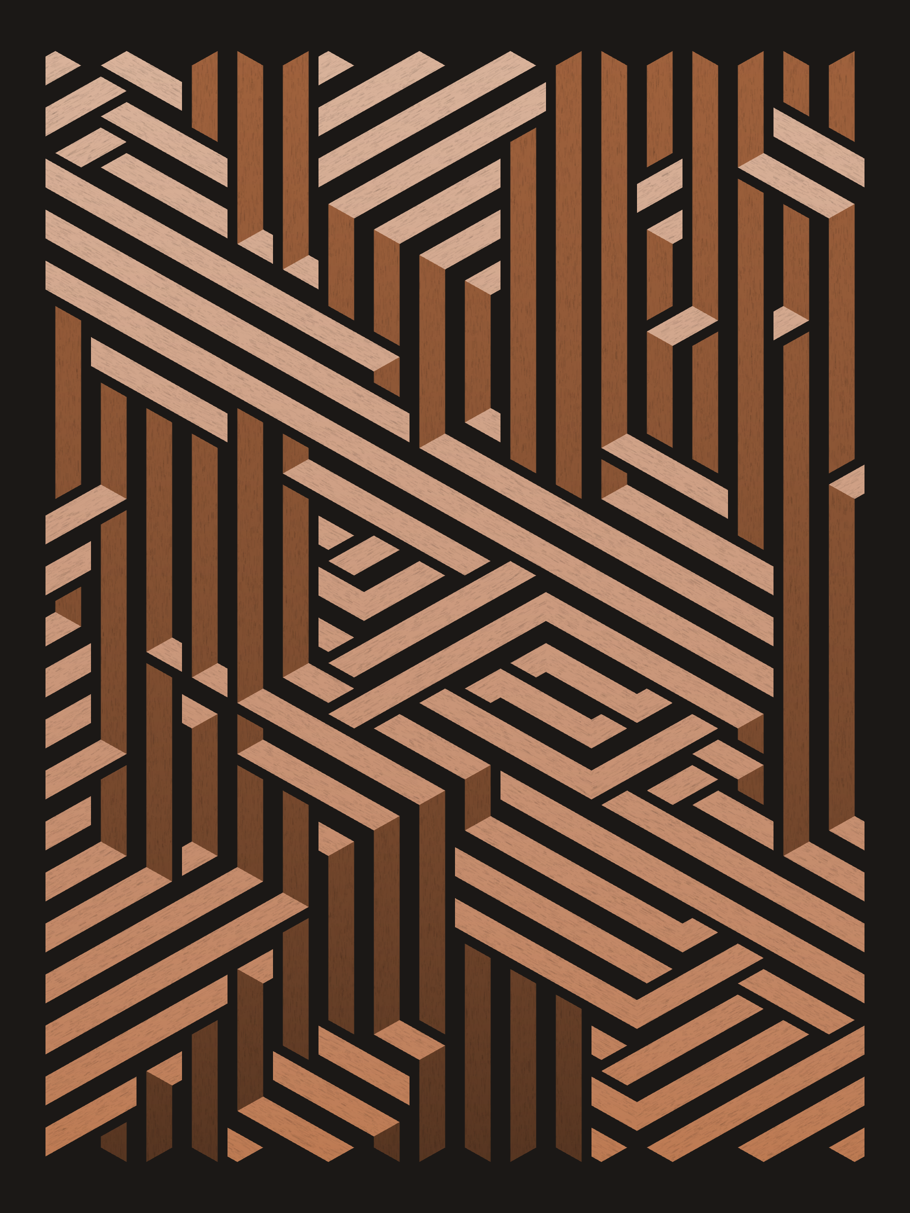 Art Blocks - Art Blocks v2 - Bent #822 - NFT # 214000822