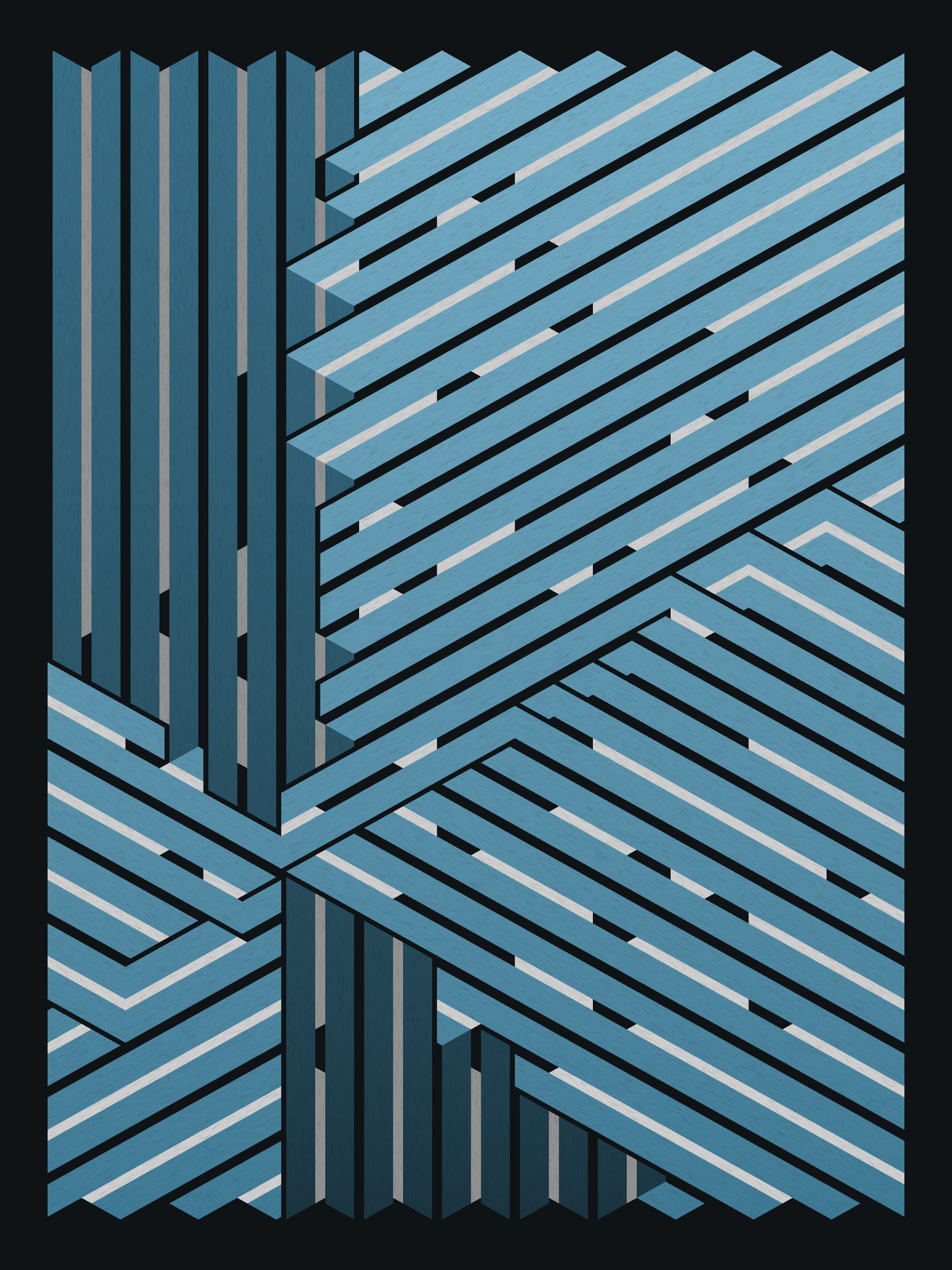 Art Blocks - Art Blocks v2 - Bent #827 - NFT # 214000827