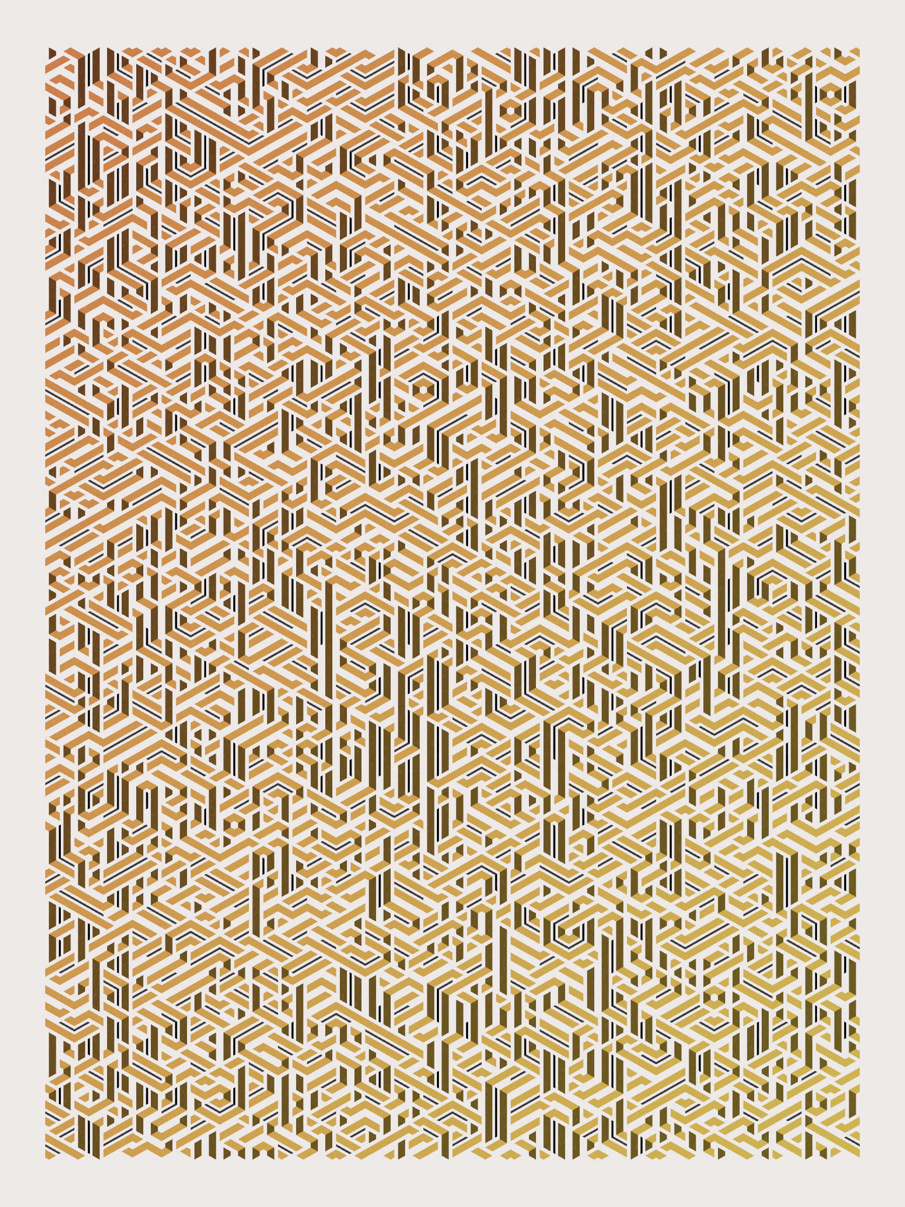 Art Blocks - Art Blocks v2 - Bent #831 - NFT # 214000831