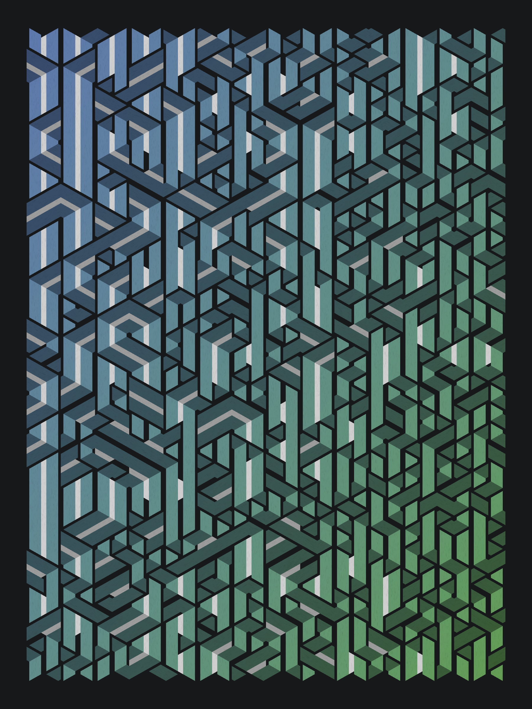 Art Blocks - Art Blocks v2 - Bent #844 - NFT # 214000844