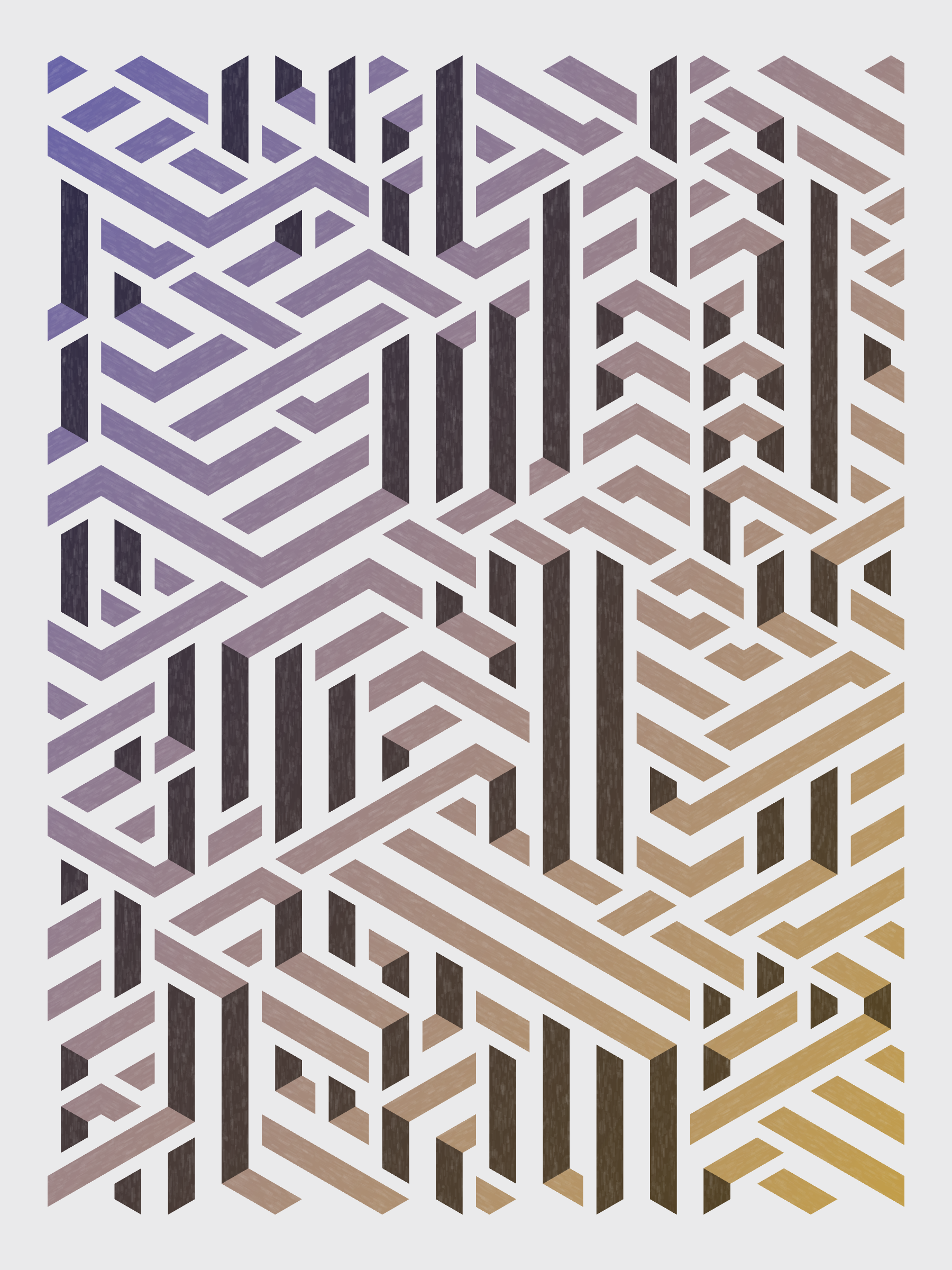 Art Blocks - Art Blocks v2 - Bent #850 - NFT # 214000850