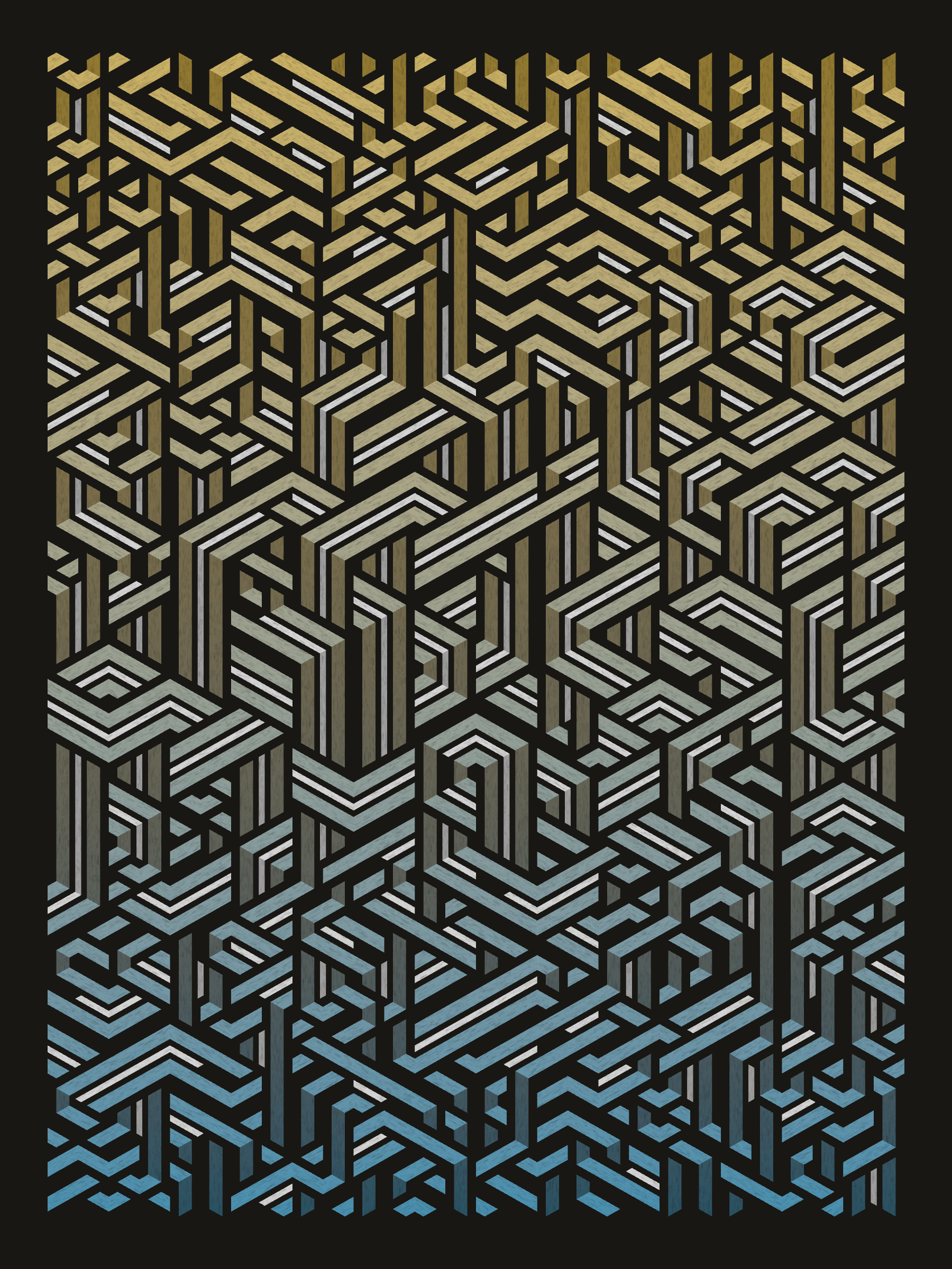 Art Blocks - Art Blocks v2 - Bent #851 - NFT # 214000851