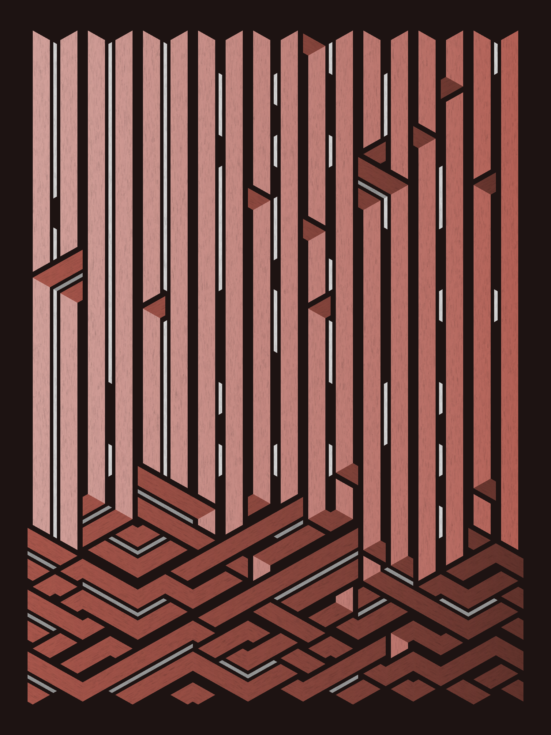 Art Blocks - Art Blocks v2 - Bent #867 - NFT # 214000867