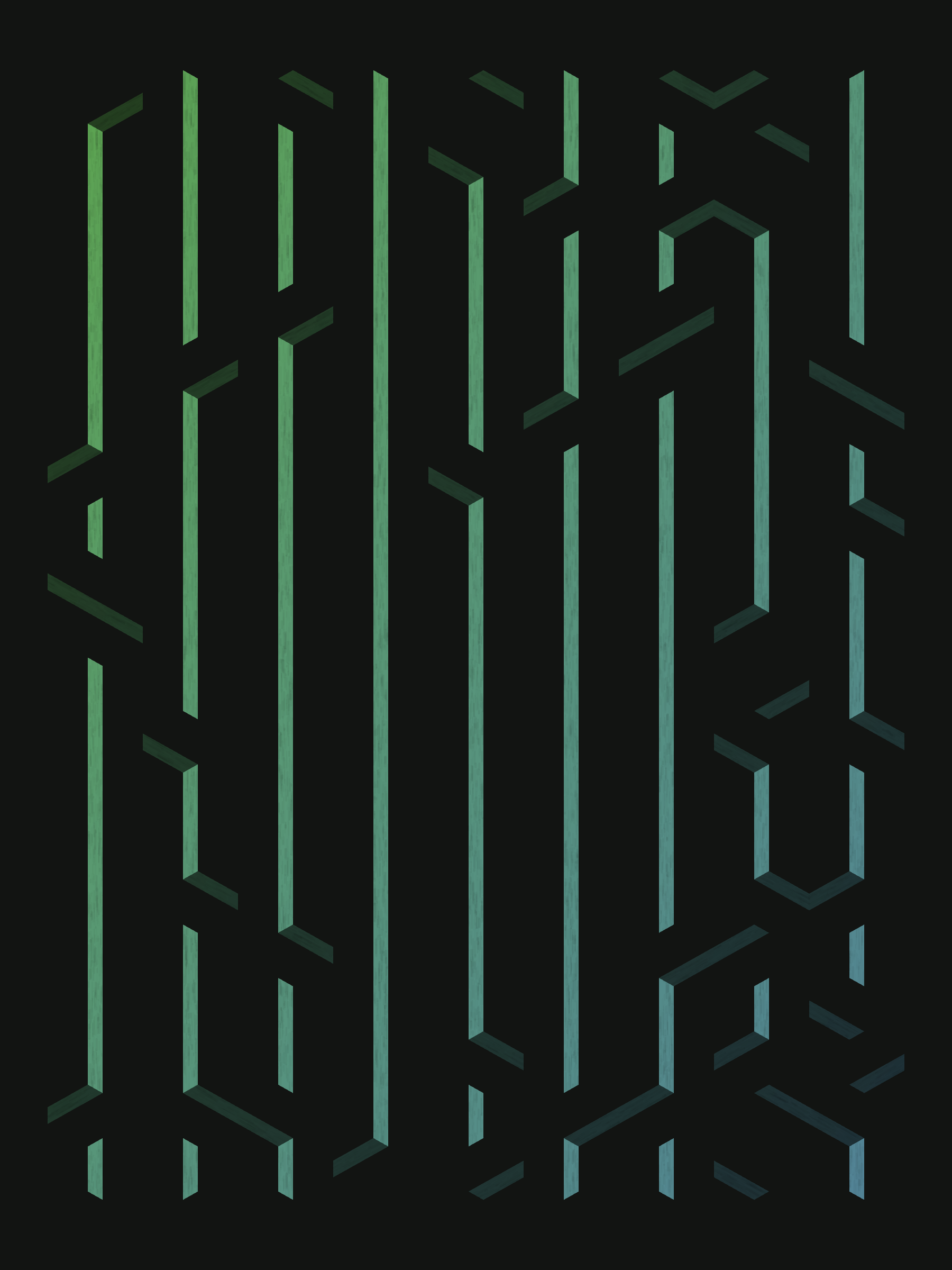 Art Blocks - Art Blocks v2 - Bent #876 - NFT # 214000876