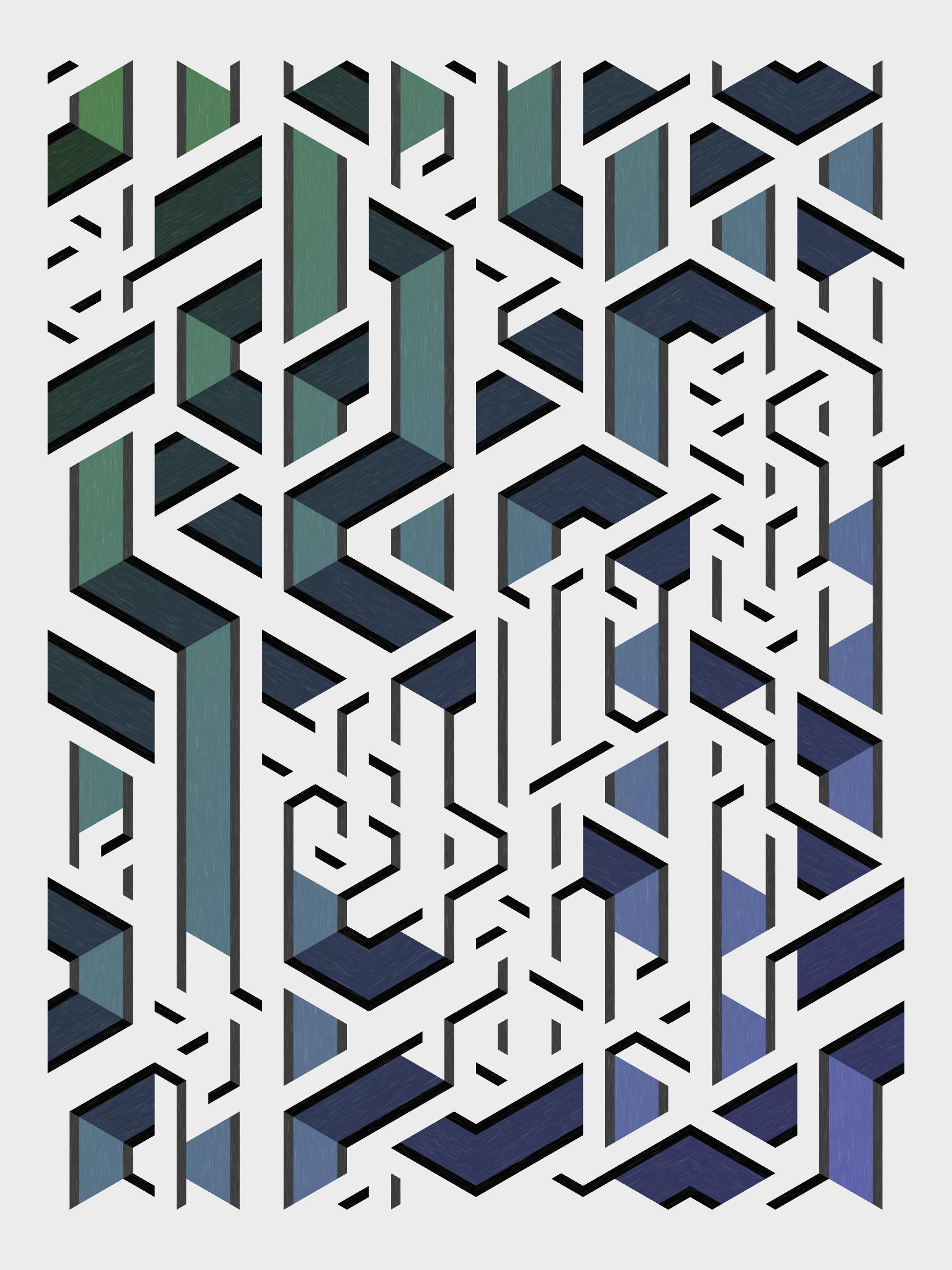 Art Blocks - Art Blocks v2 - Bent #898 - NFT # 214000898